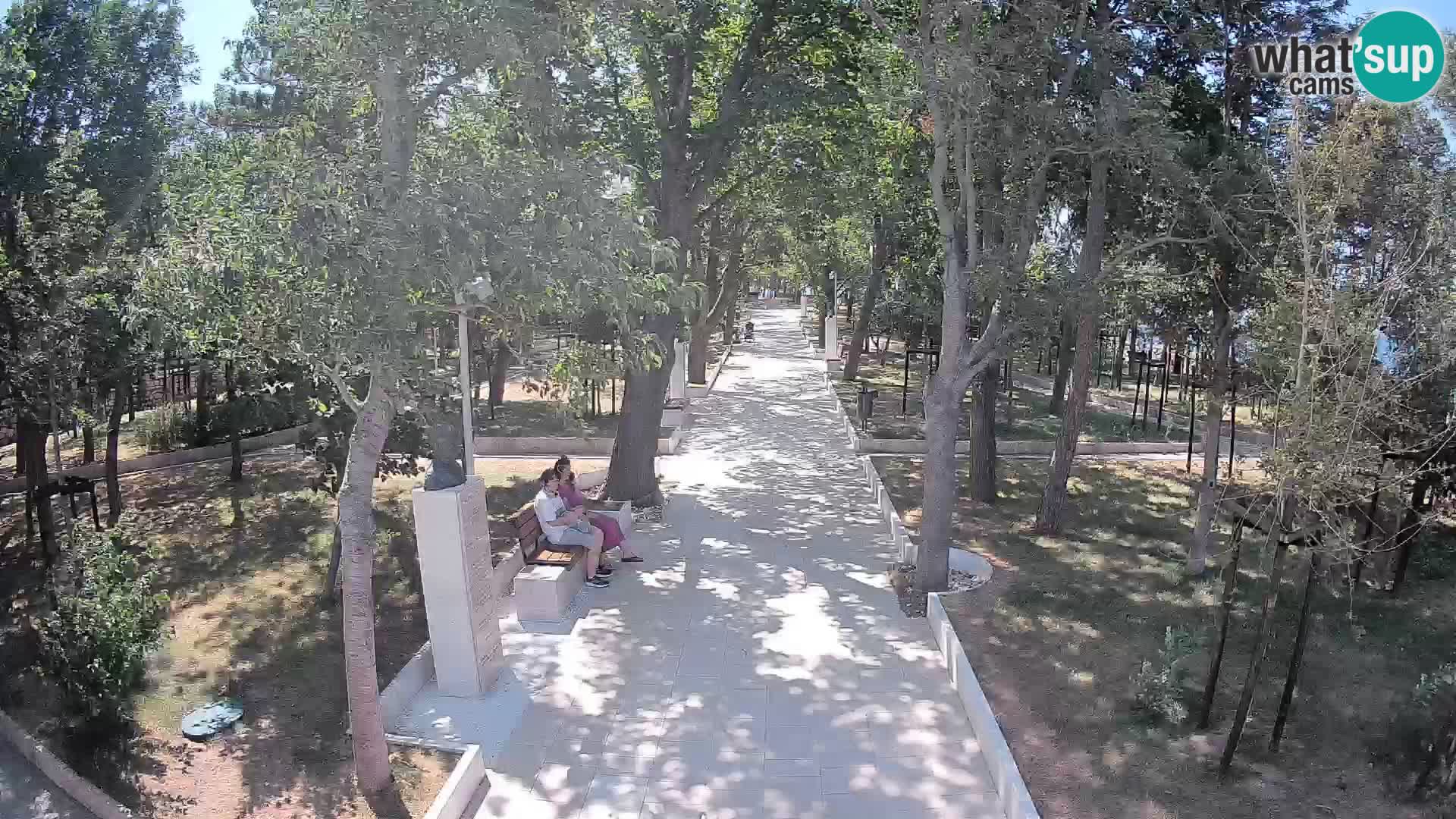 Writers’ Park Webcam Senj – Live by the Sea