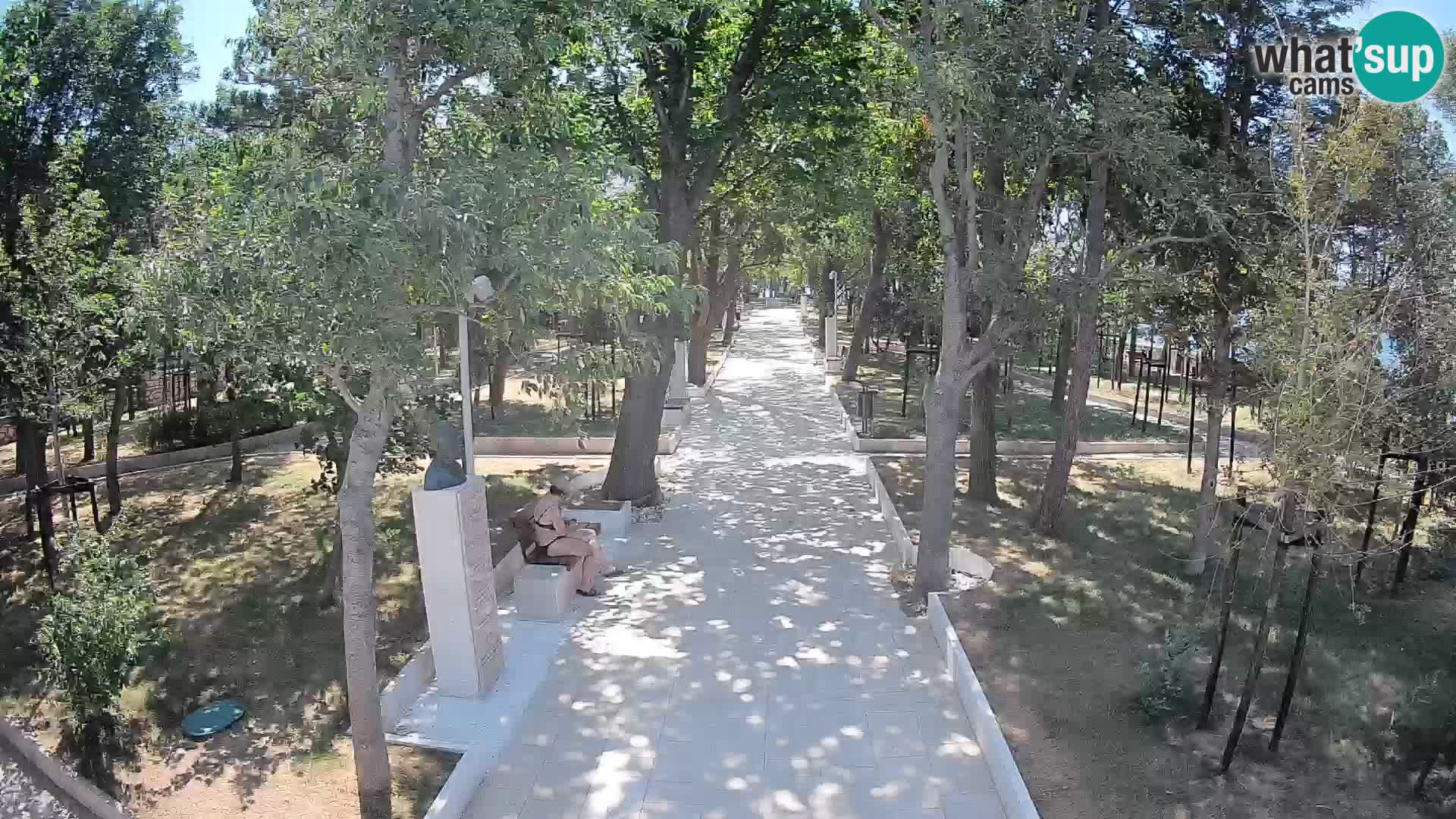 Writers’ Park Webcam Senj – Live by the Sea