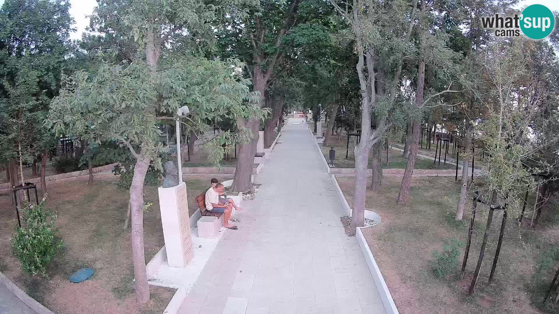 Writers’ Park Webcam Senj – Live by the Sea