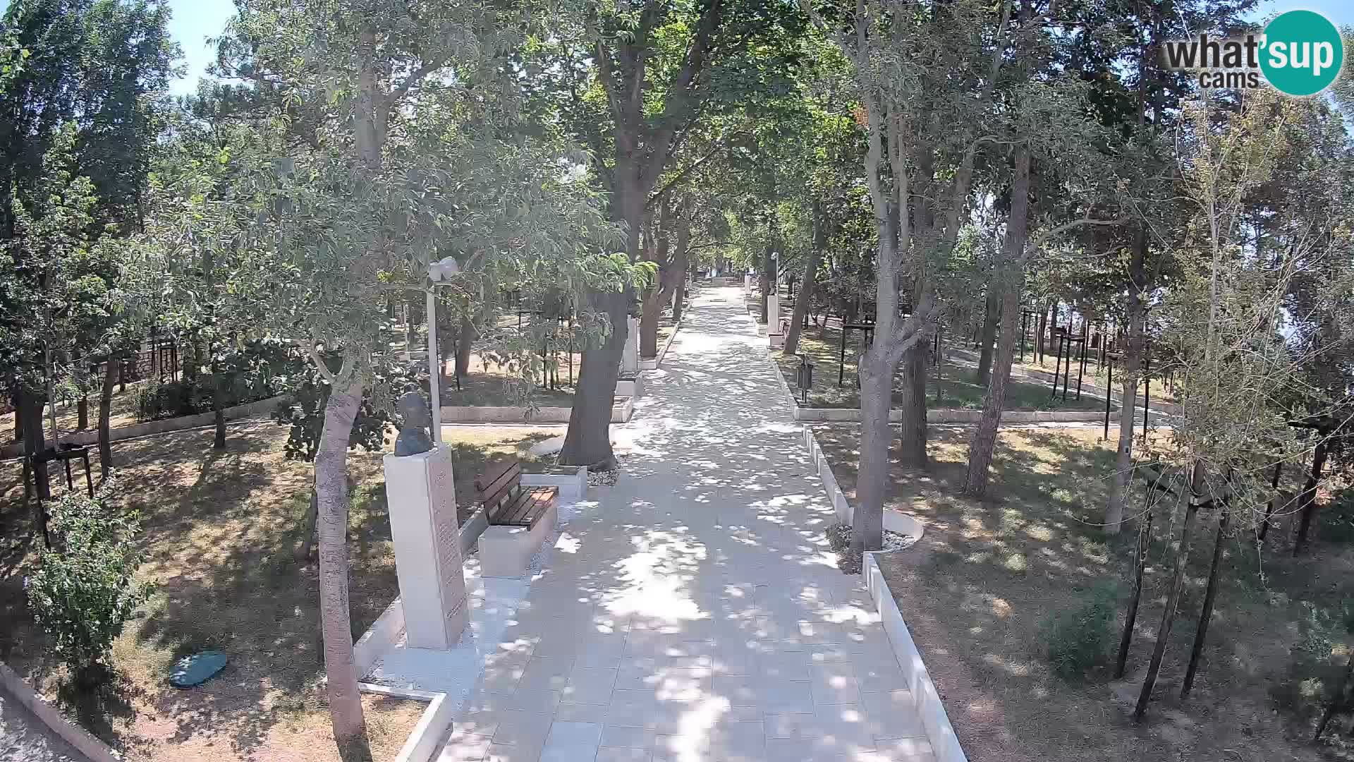 Webcam Schriftstellerpark Senj – Live am Meer