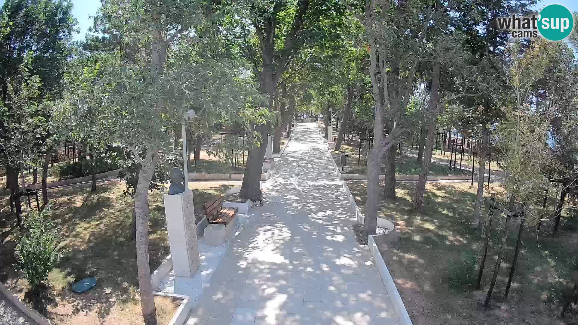 Writers’ Park Webcam Senj – Live by the Sea