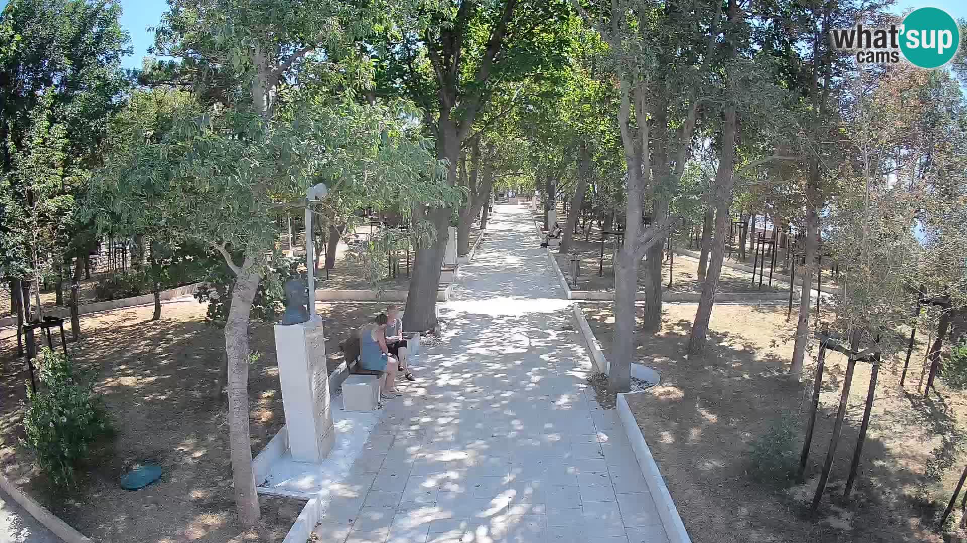Webcam Schriftstellerpark Senj – Live am Meer