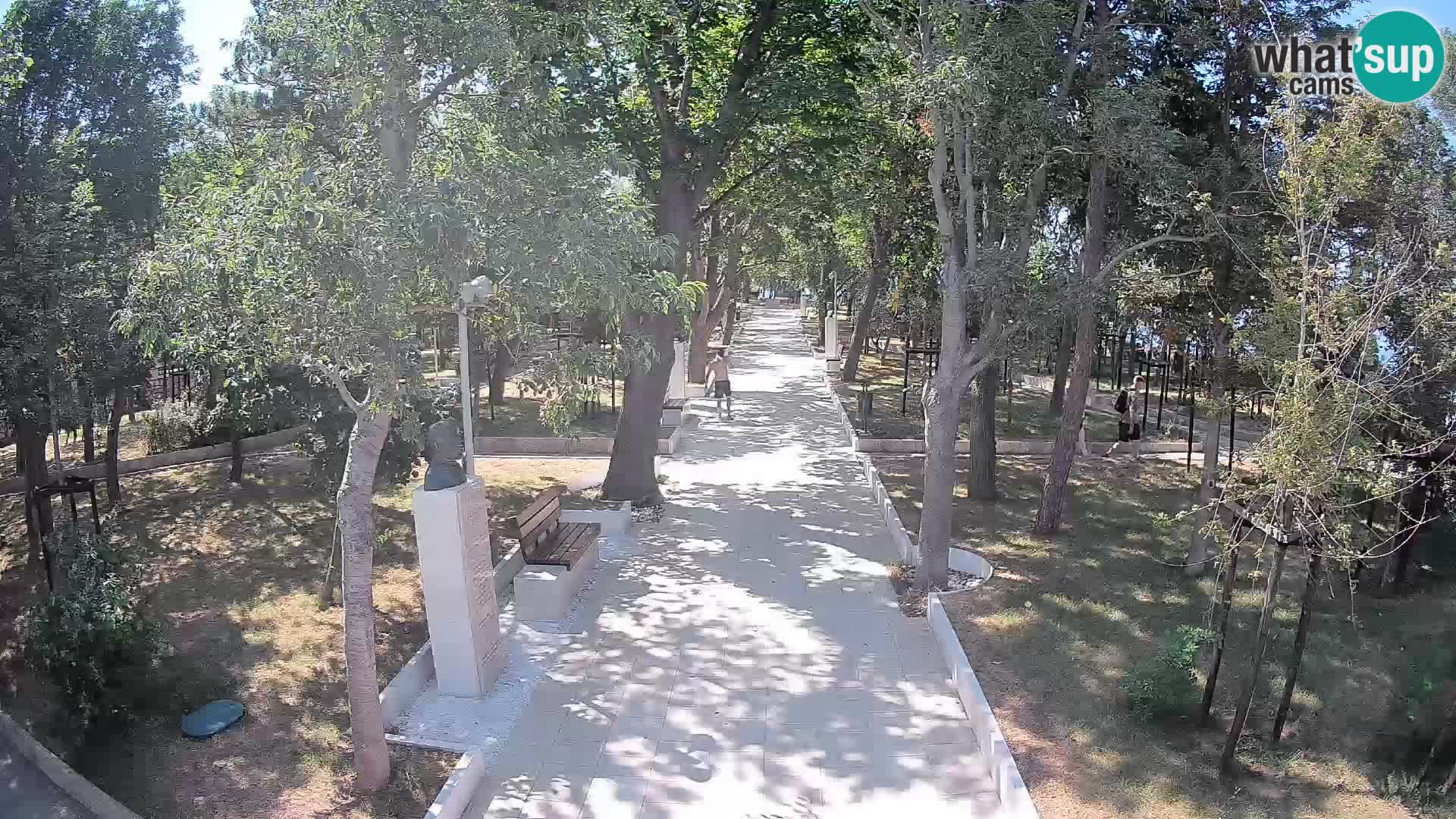Writers’ Park Webcam Senj – Live by the Sea