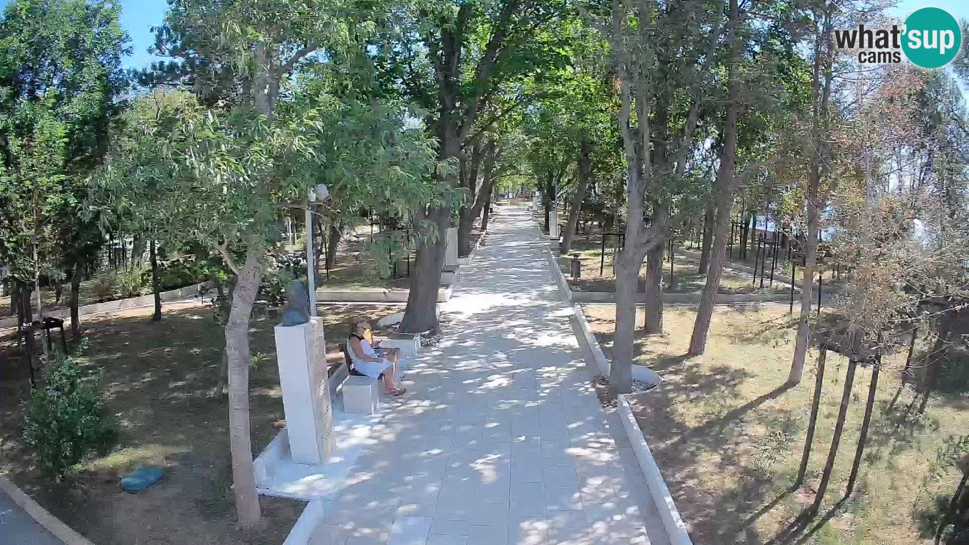 Writers’ Park Webcam Senj – Live by the Sea
