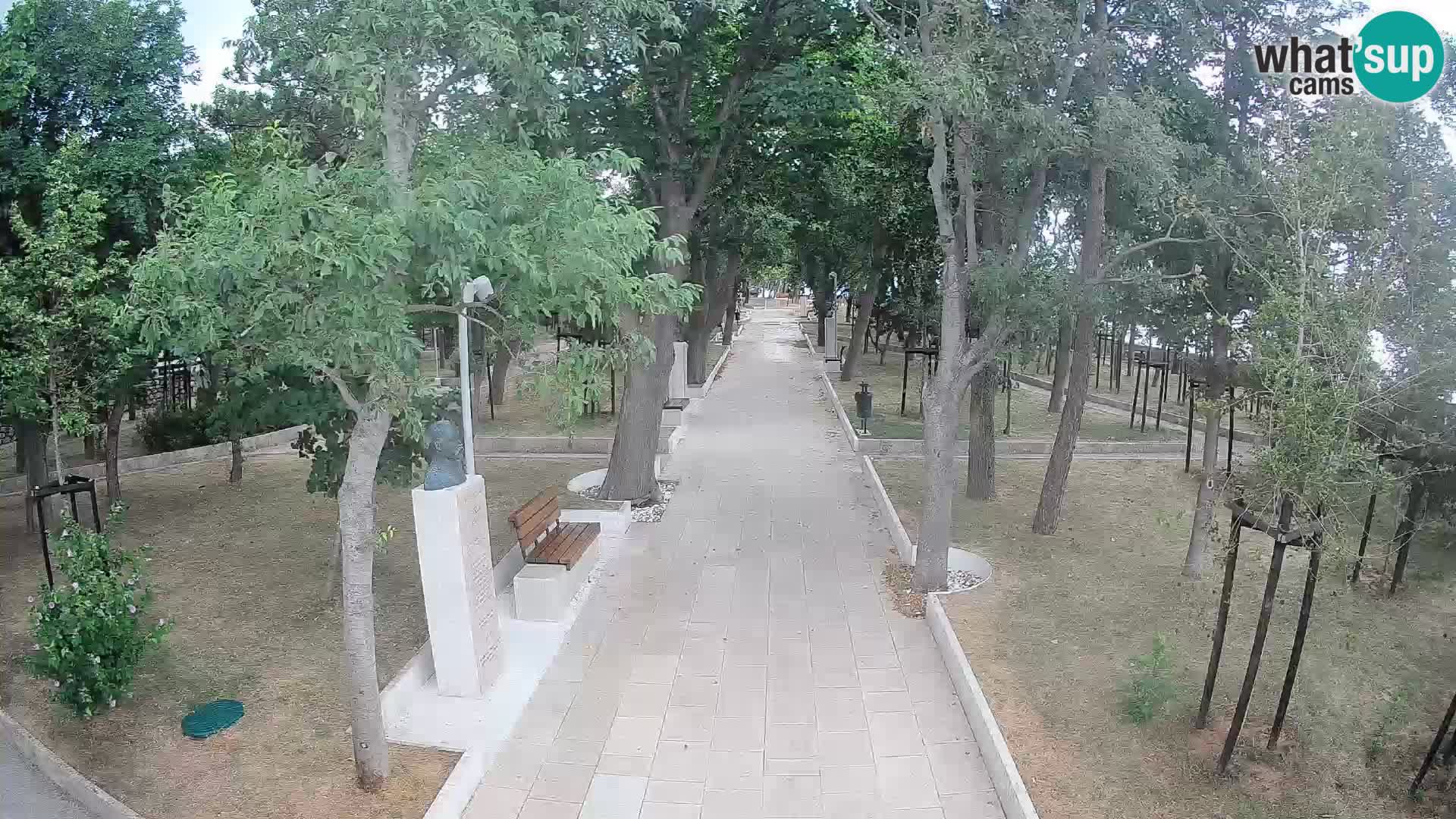 Webcam Schriftstellerpark Senj – Live am Meer