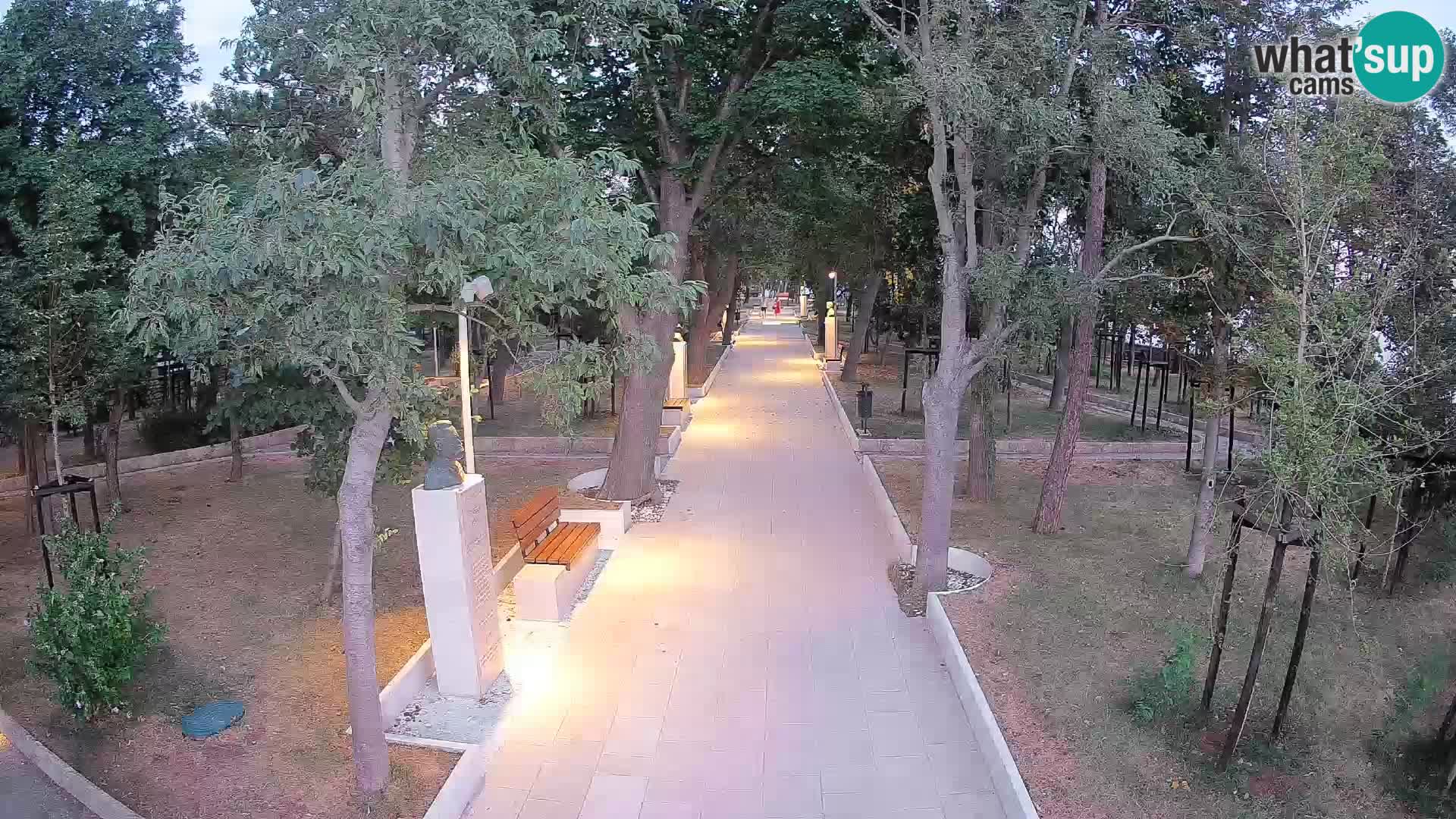 Writers’ Park Webcam Senj – Live by the Sea