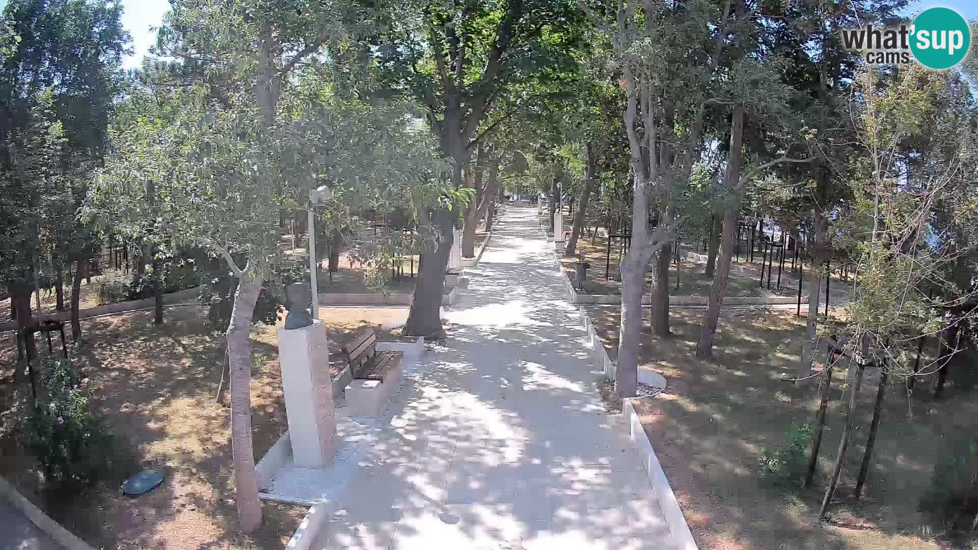 Writers’ Park Webcam Senj – Live by the Sea