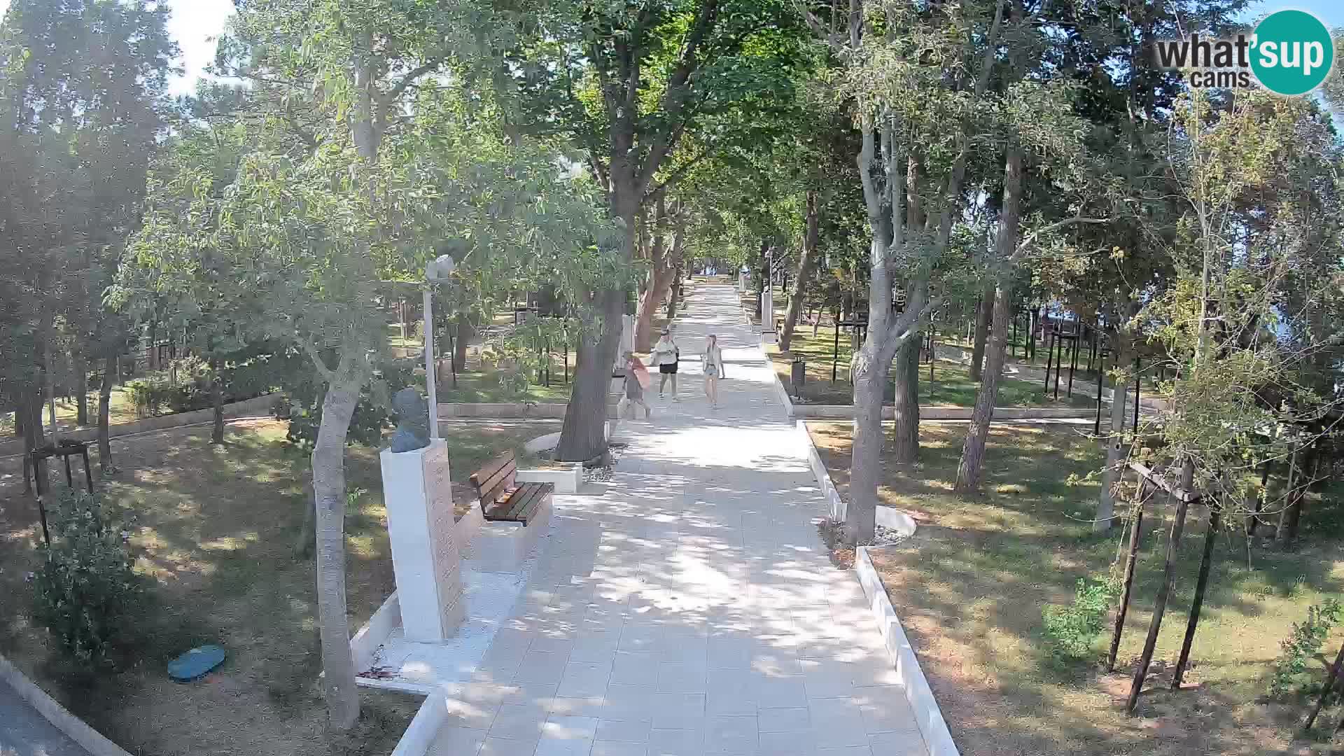 Webcam Schriftstellerpark Senj – Live am Meer