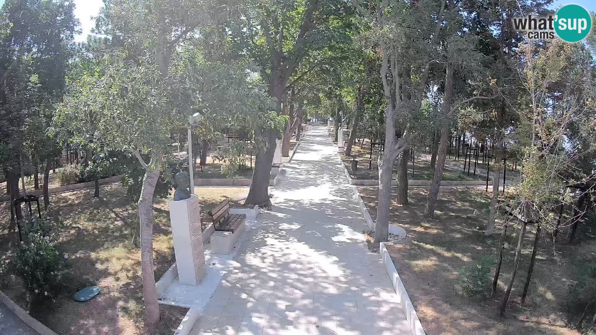 Writers’ Park Webcam Senj – Live by the Sea