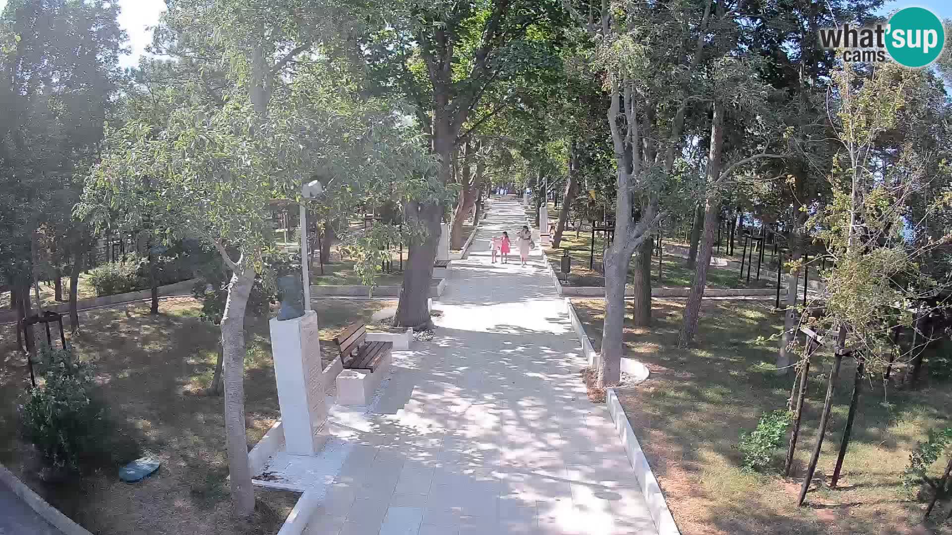 Writers’ Park Webcam Senj – Live by the Sea