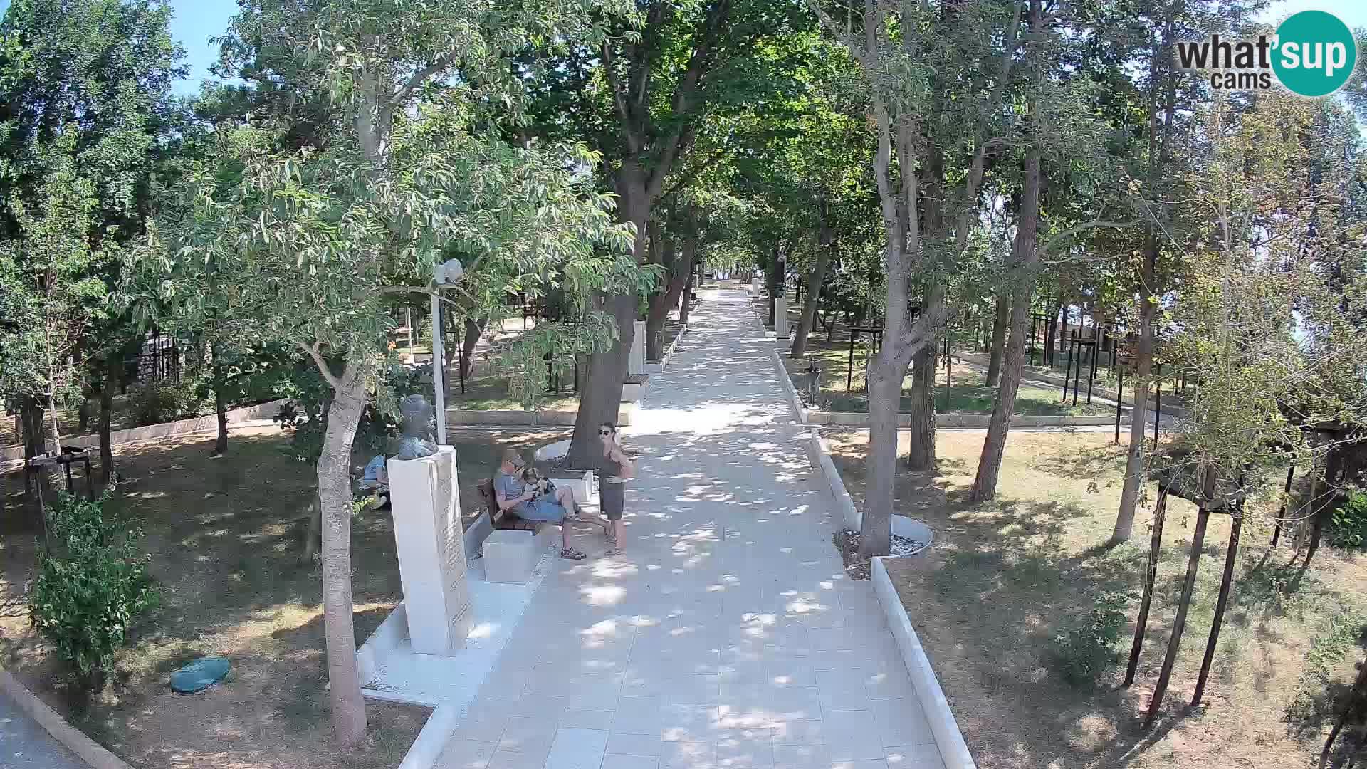 Writers’ Park Webcam Senj – Live by the Sea