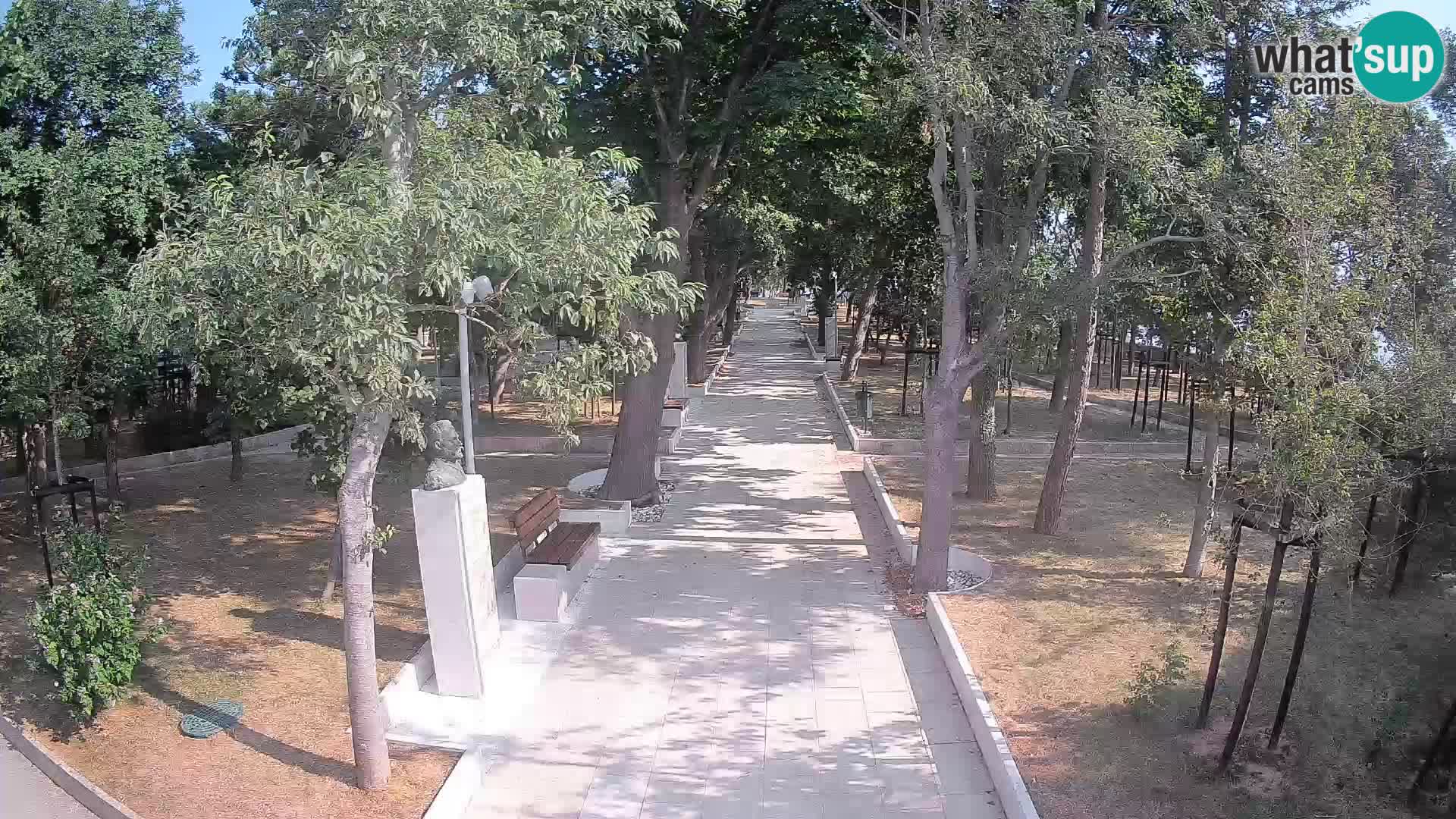 Writers’ Park Webcam Senj – Live by the Sea