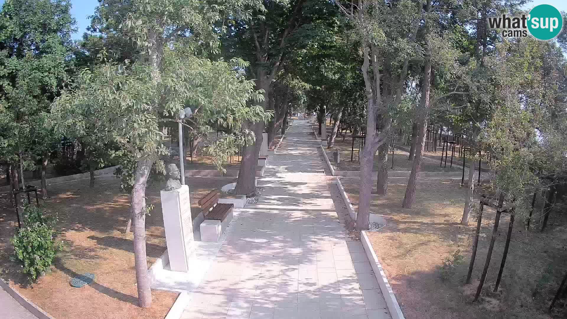 Webcam Schriftstellerpark Senj – Live am Meer
