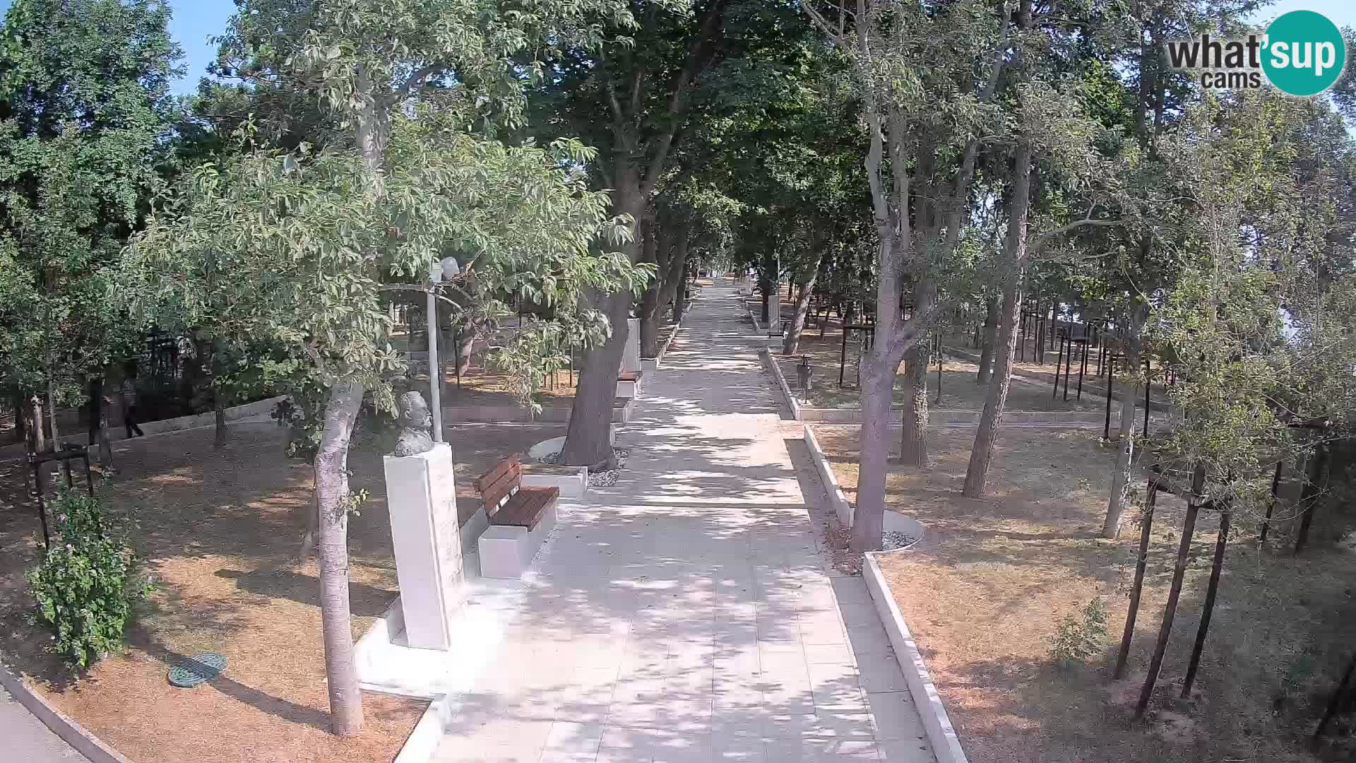 Webcam Schriftstellerpark Senj – Live am Meer