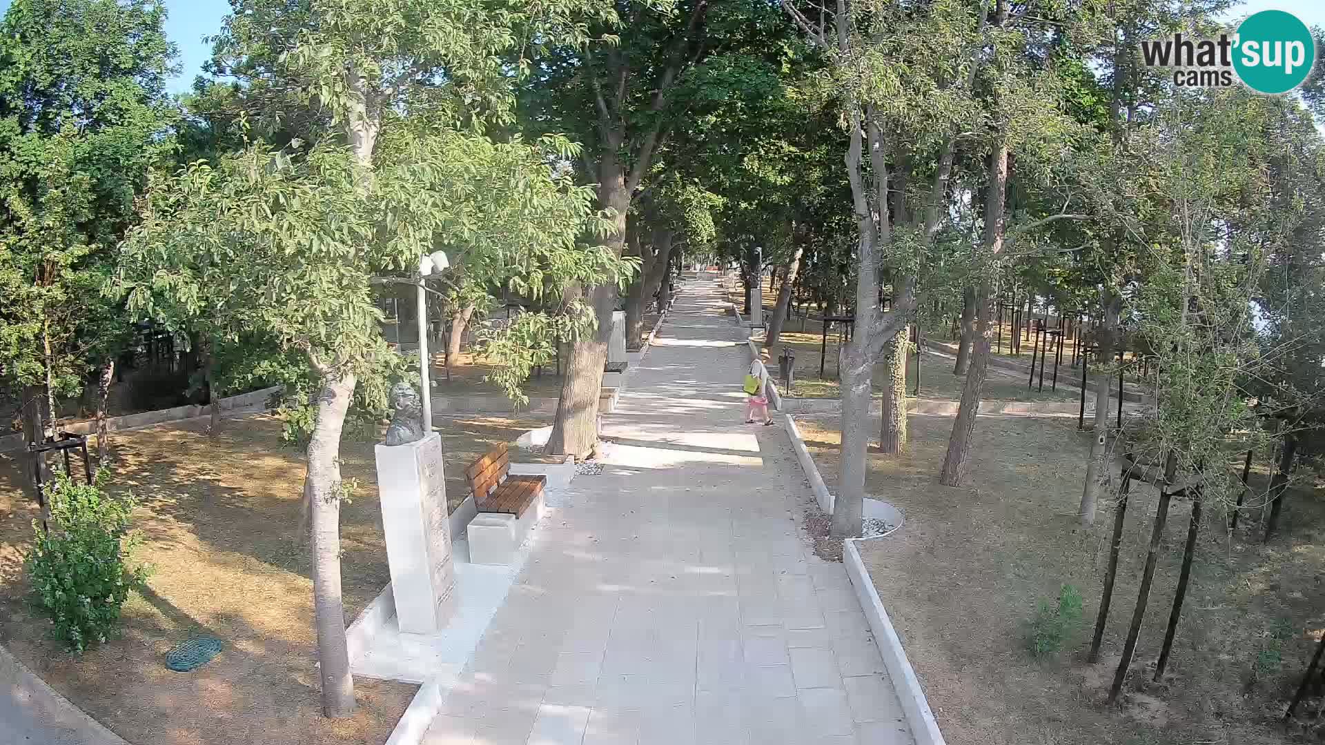 Writers’ Park Webcam Senj – Live by the Sea