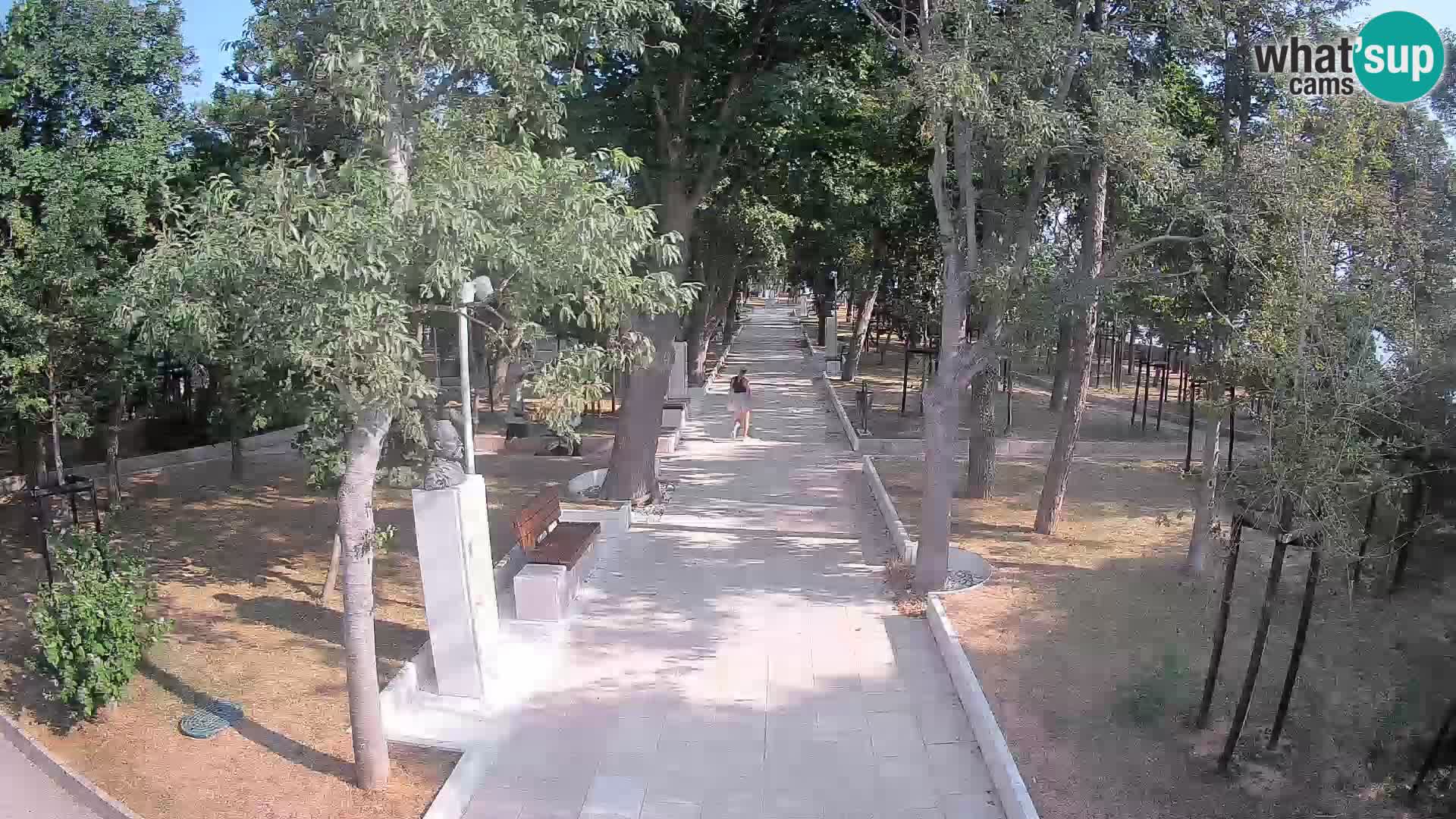 Webcam Schriftstellerpark Senj – Live am Meer