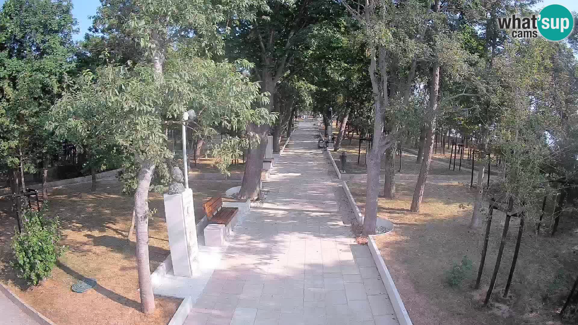 Writers’ Park Webcam Senj – Live by the Sea