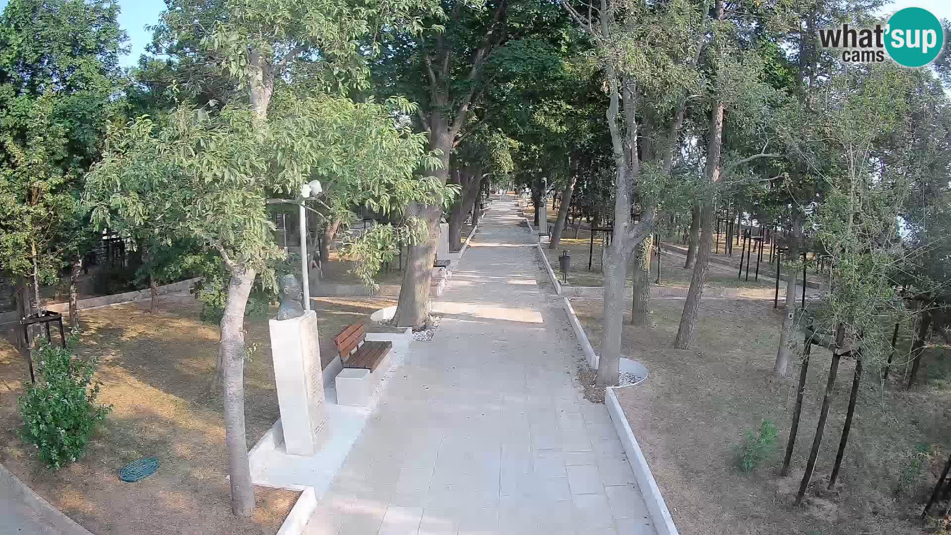 Writers’ Park Webcam Senj – Live by the Sea
