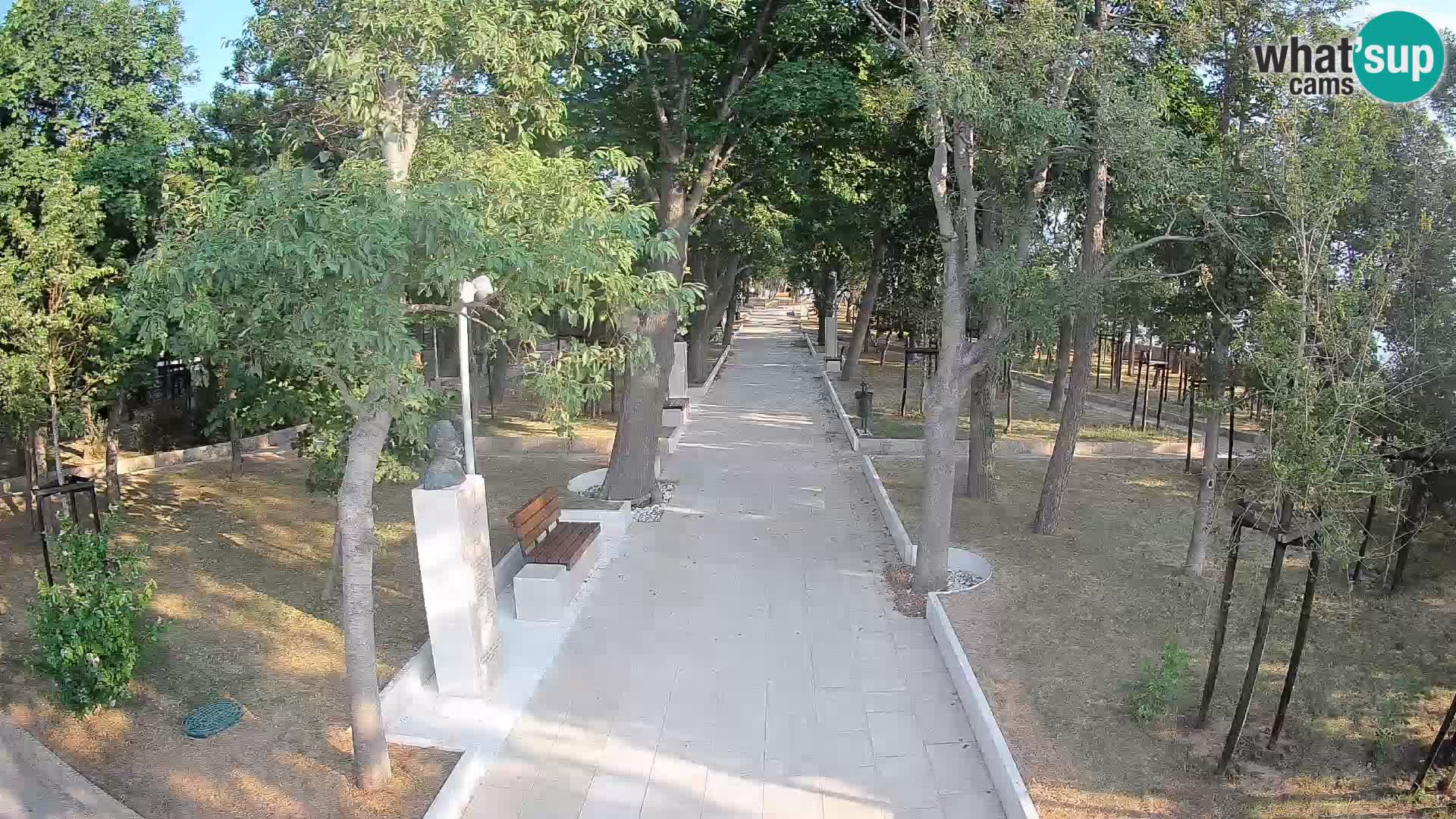 Writers’ Park Webcam Senj – Live by the Sea
