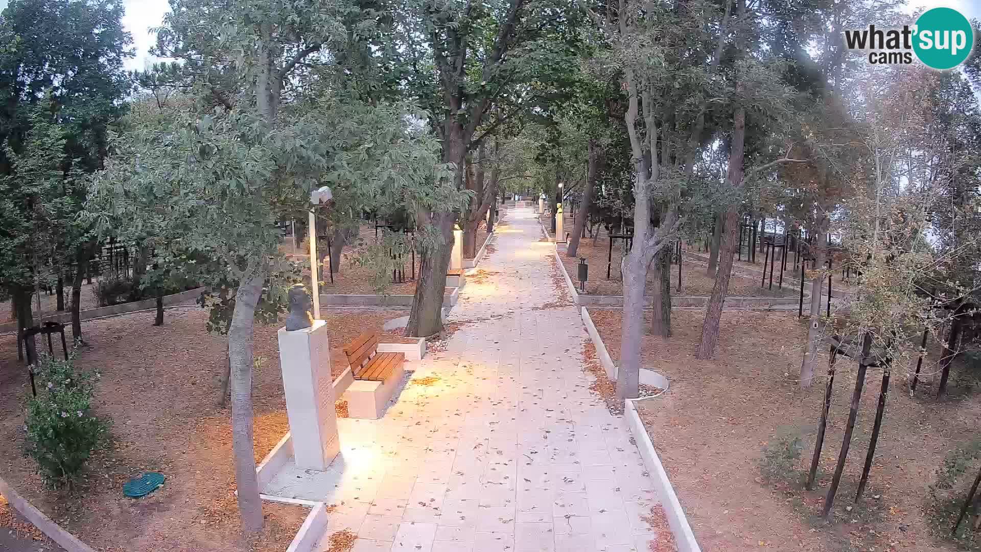Writers’ Park Webcam Senj – Live by the Sea