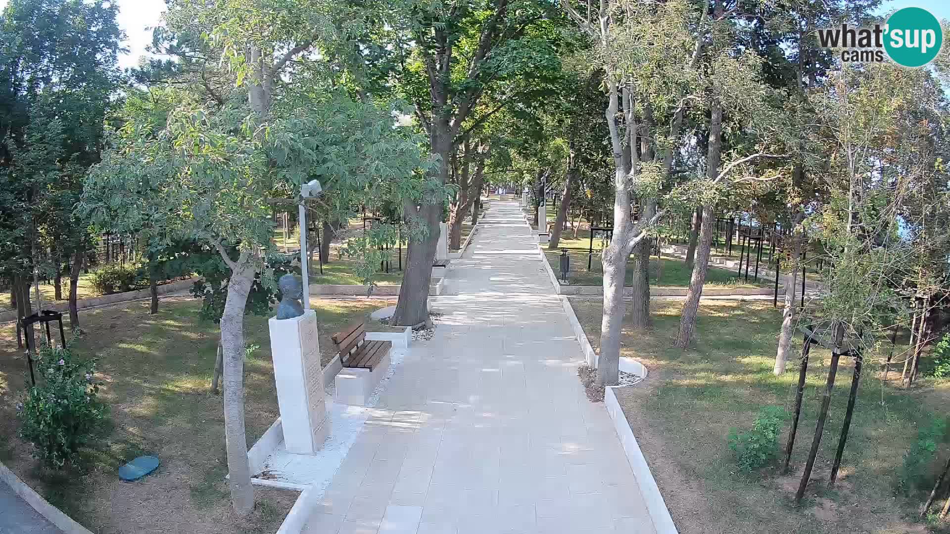 Writers’ Park Webcam Senj – Live by the Sea