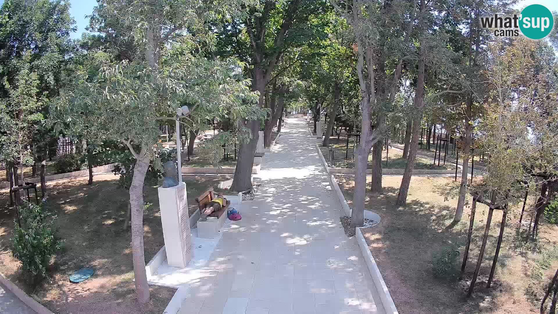 Writers’ Park Webcam Senj – Live by the Sea
