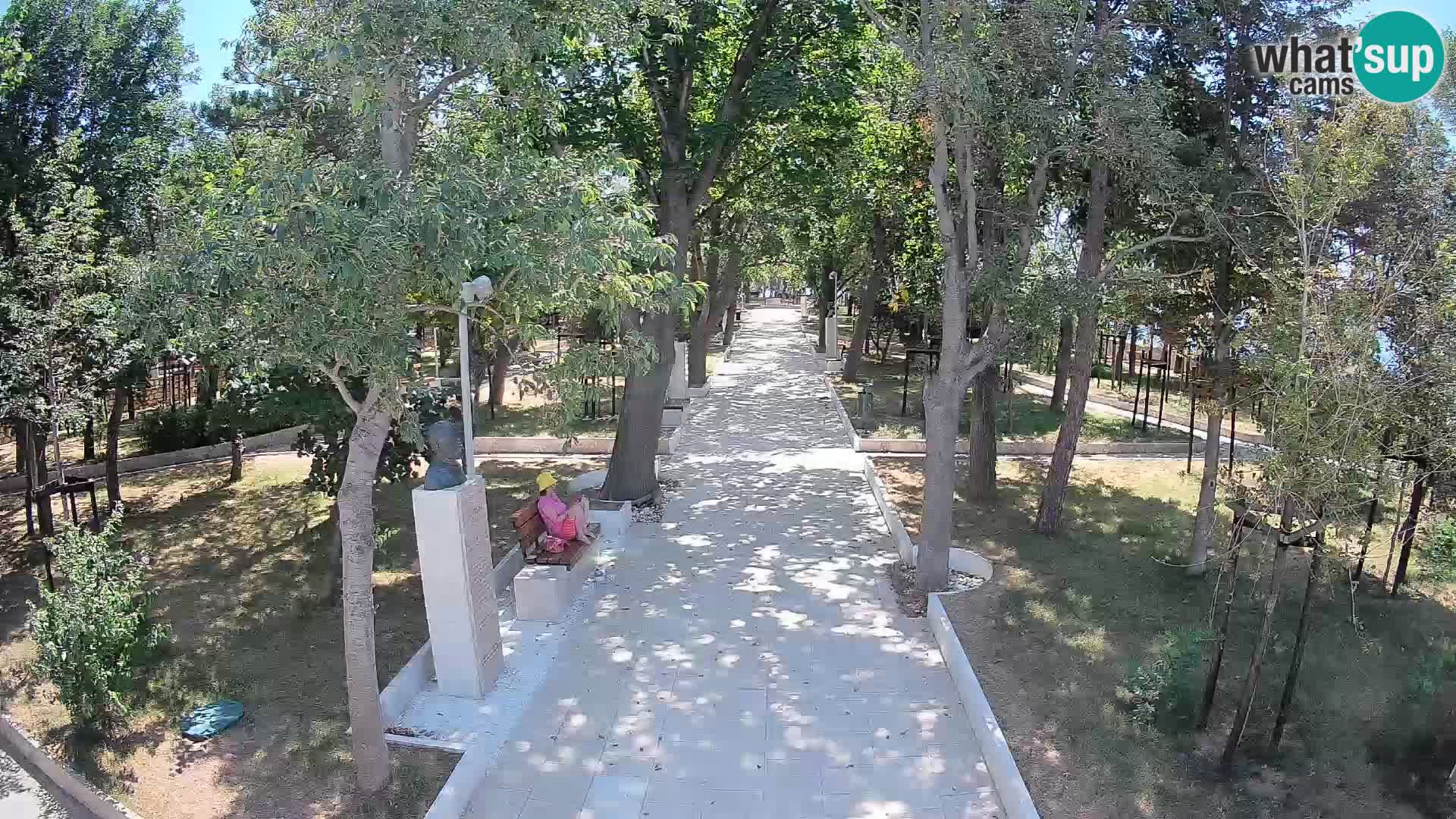 Writers’ Park Webcam Senj – Live by the Sea