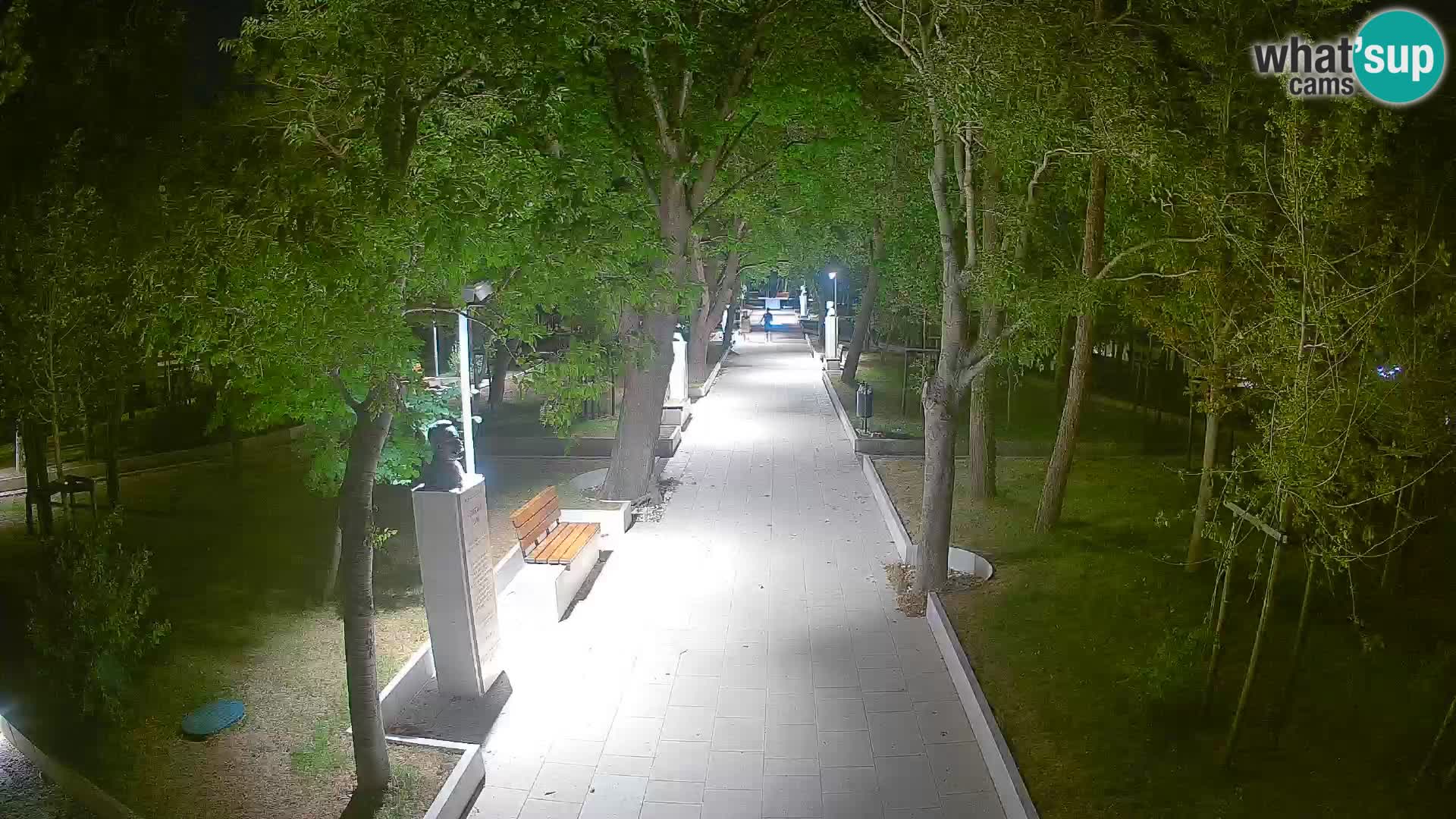 Writers’ Park Webcam Senj – Live by the Sea