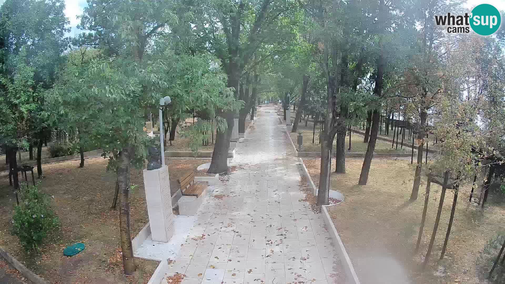 Writers’ Park Webcam Senj – Live by the Sea