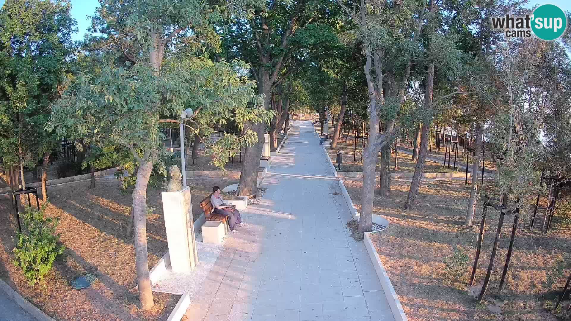 Writers’ Park Webcam Senj – Live by the Sea