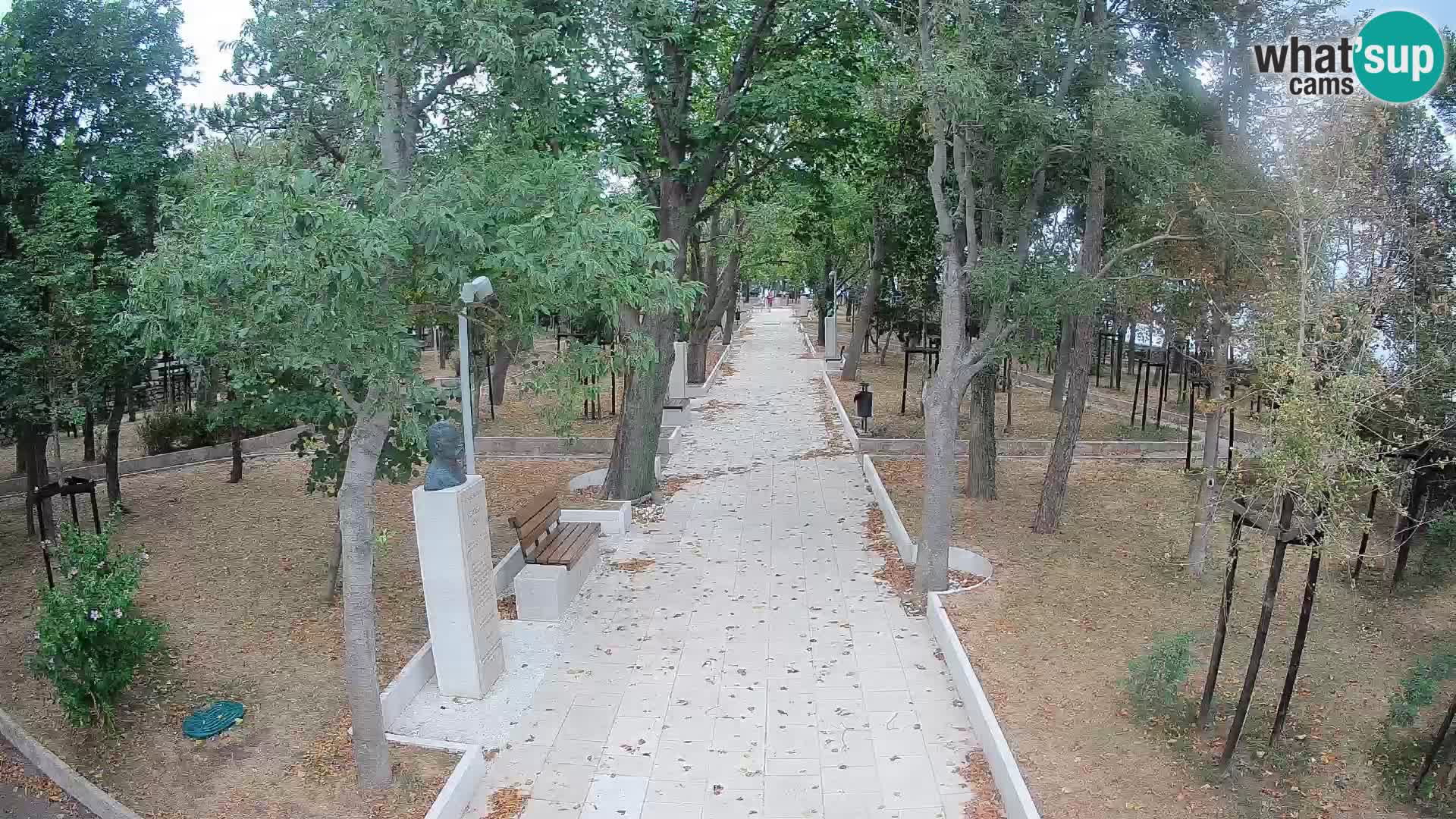 Writers’ Park Webcam Senj – Live by the Sea