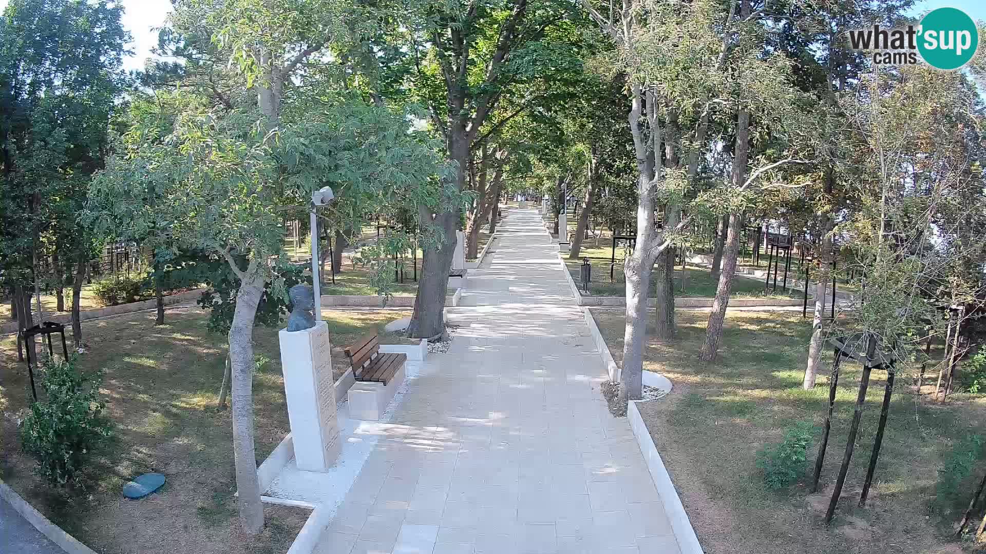 Writers’ Park Webcam Senj – Live by the Sea