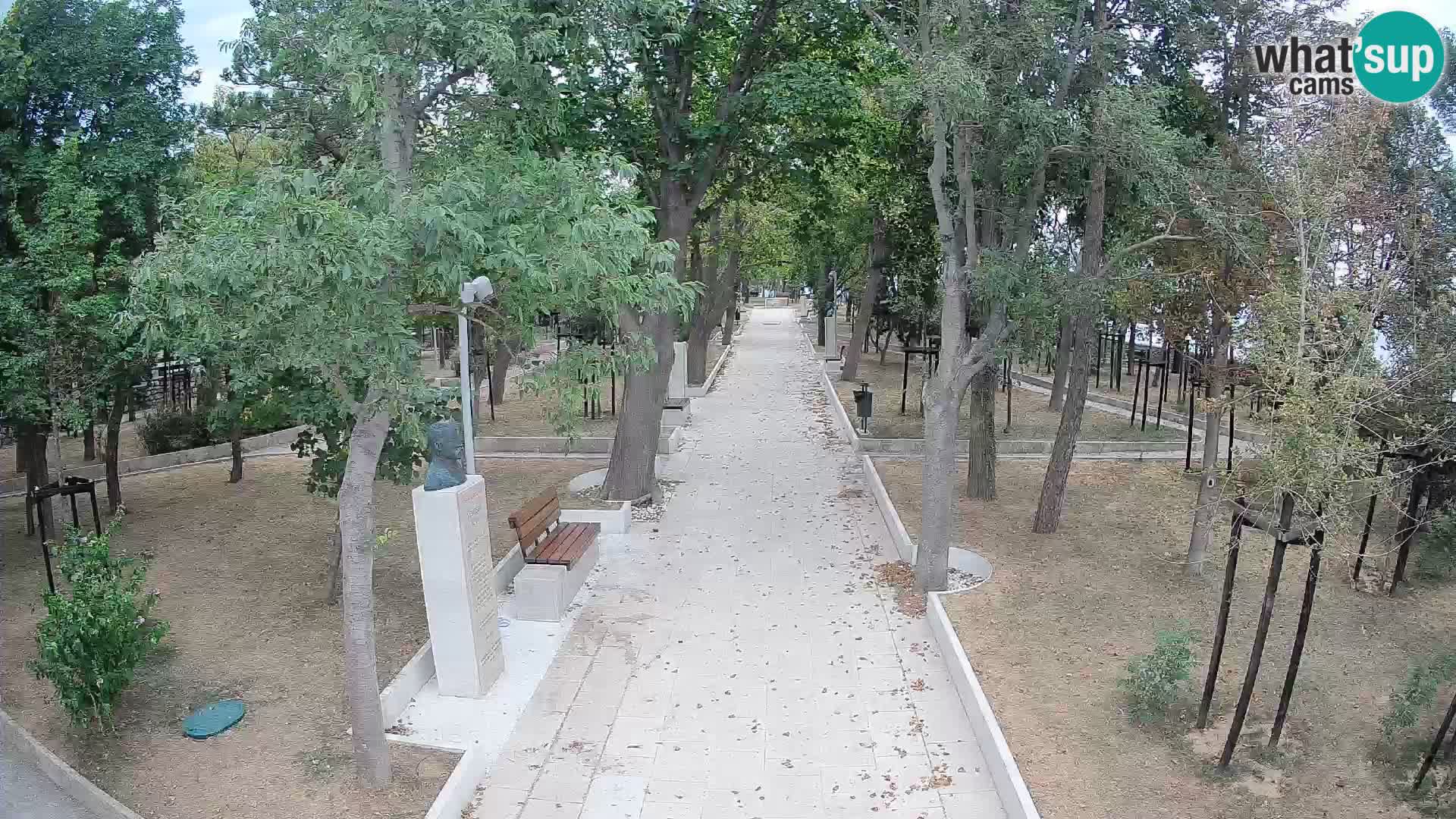 Writers’ Park Webcam Senj – Live by the Sea
