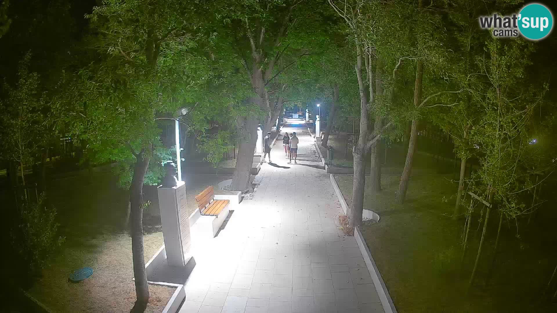 Writers’ Park Webcam Senj – Live by the Sea