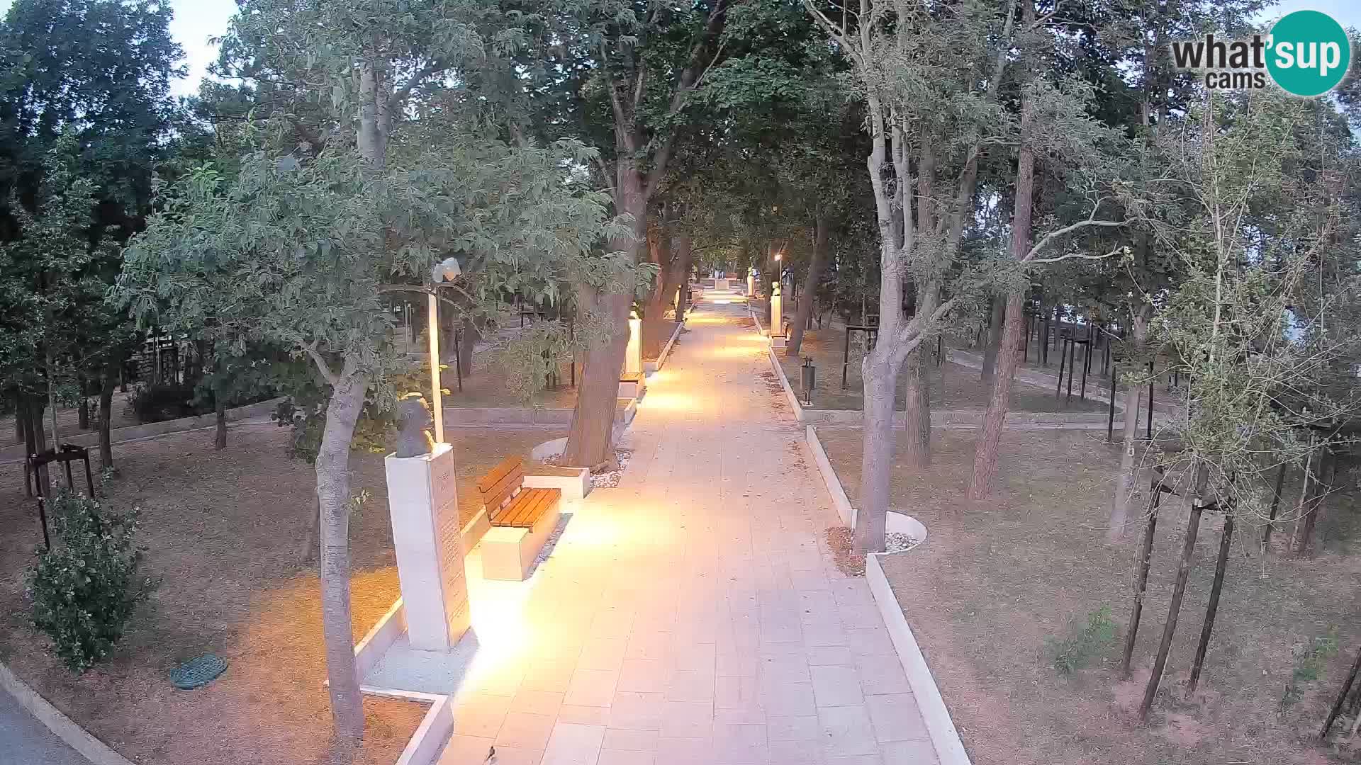 Webcam Schriftstellerpark Senj – Live am Meer