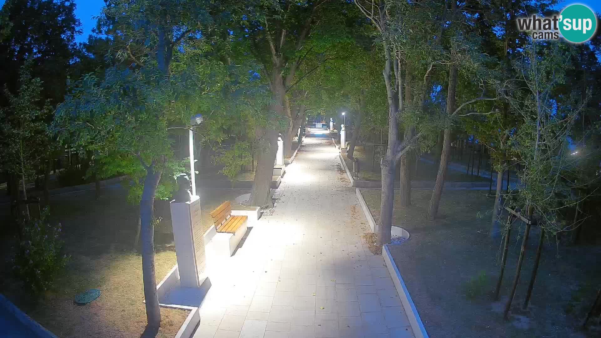 Writers’ Park Webcam Senj – Live by the Sea