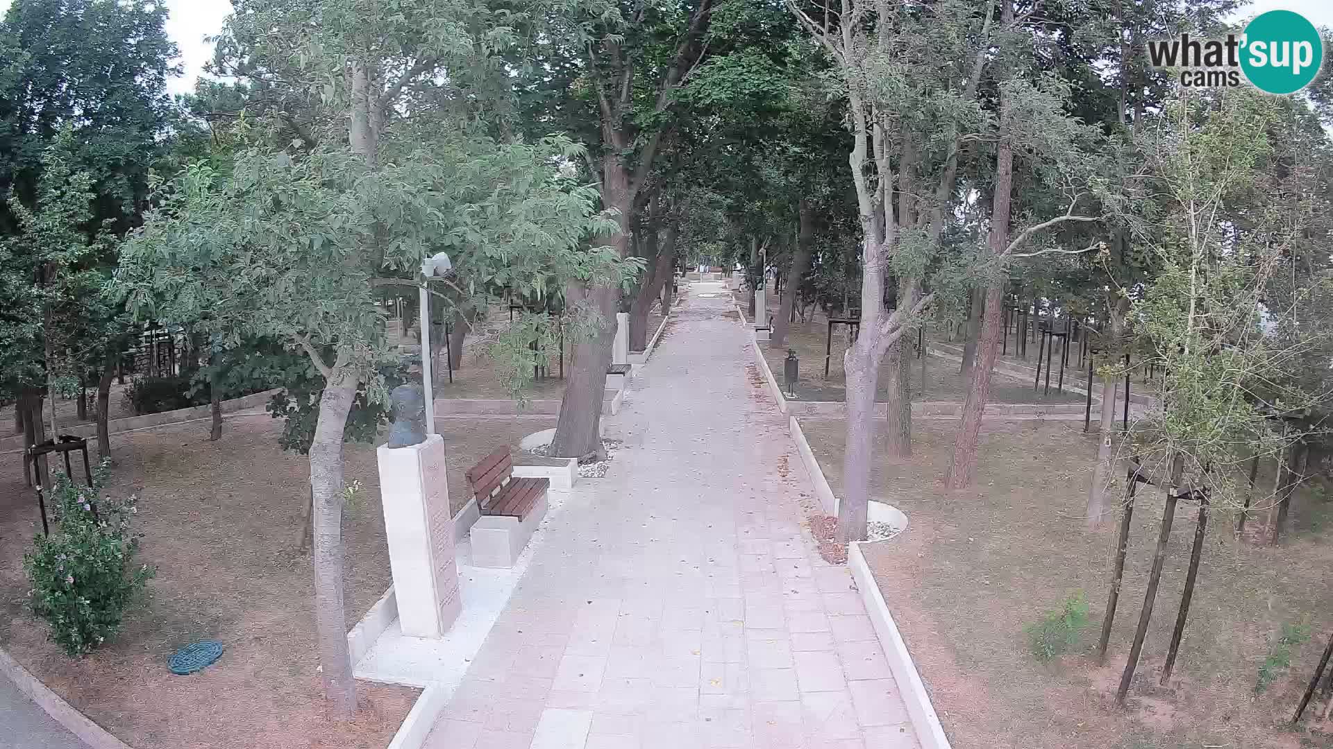 Writers’ Park Webcam Senj – Live by the Sea