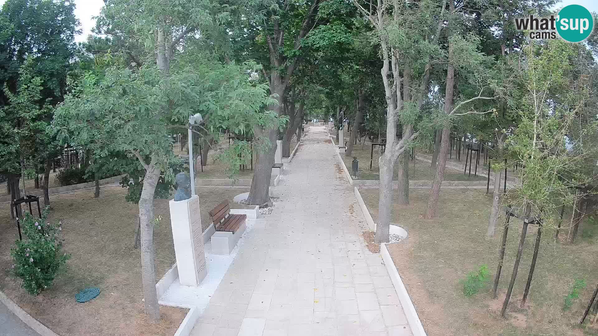 Writers’ Park Webcam Senj – Live by the Sea