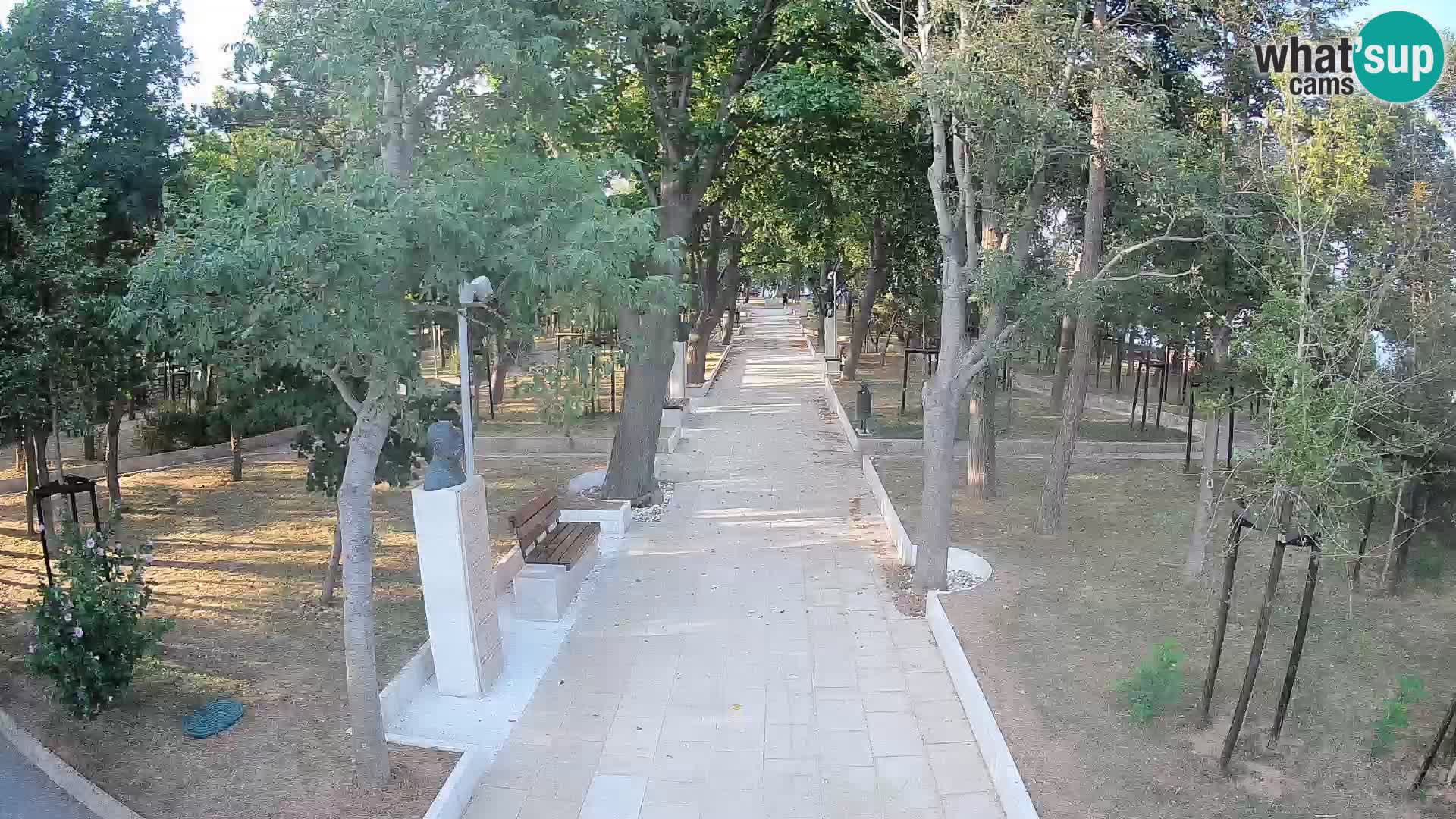 Writers’ Park Webcam Senj – Live by the Sea