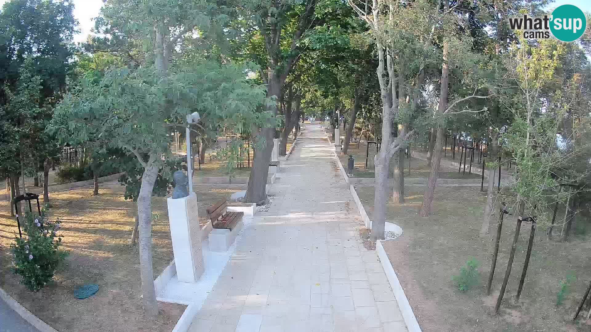 Writers’ Park Webcam Senj – Live by the Sea