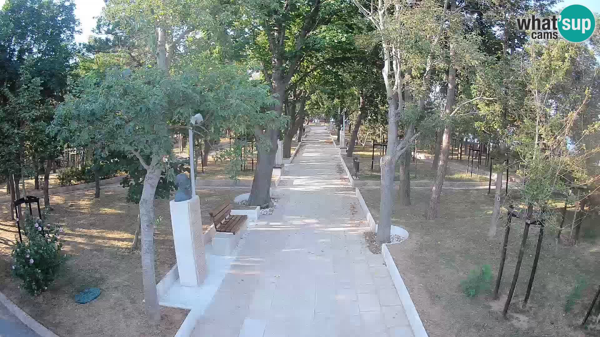 Writers’ Park Webcam Senj – Live by the Sea