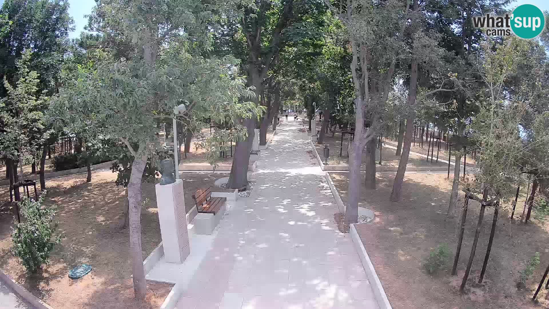 Webcam Schriftstellerpark Senj – Live am Meer