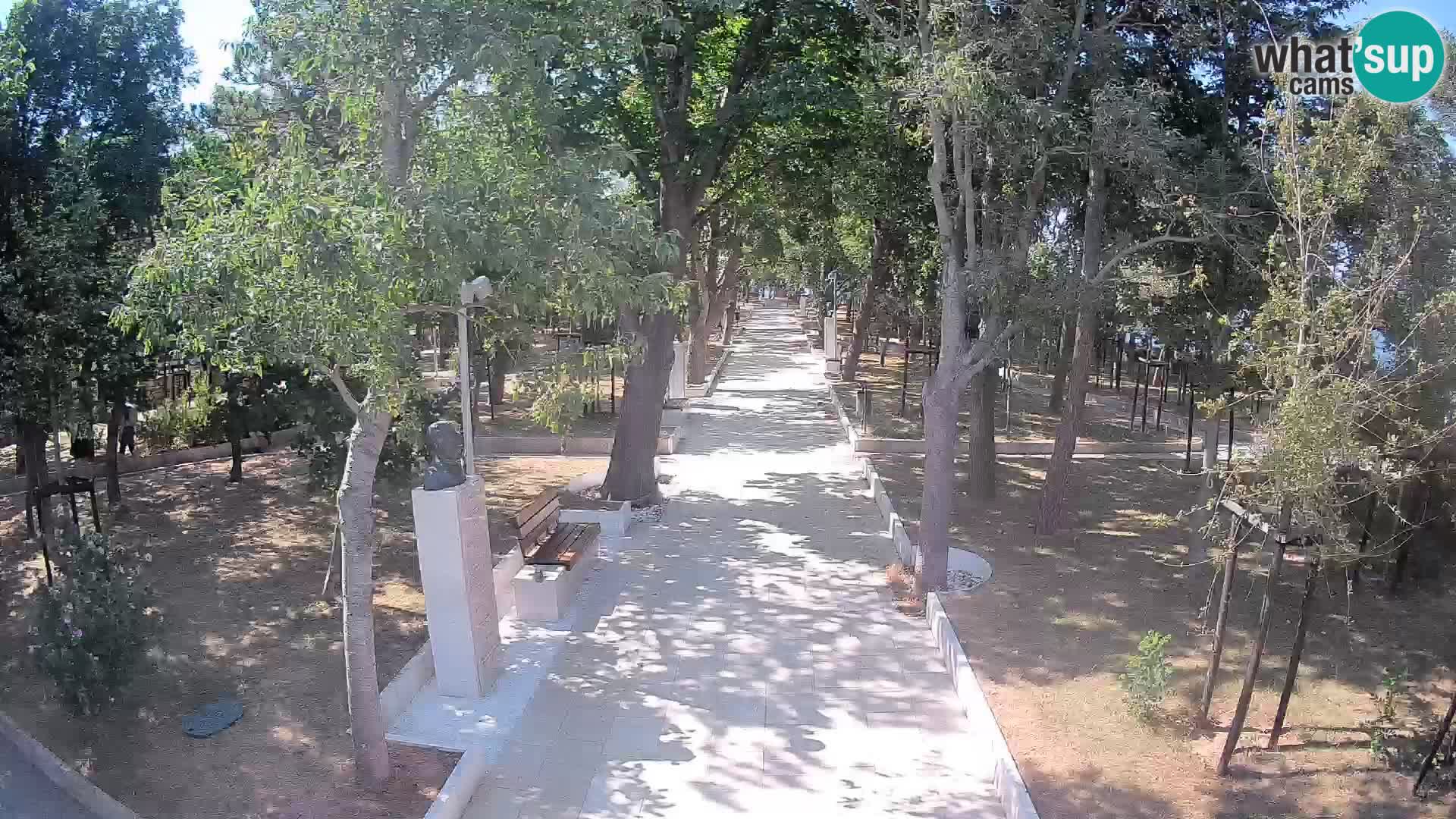 Writers’ Park Webcam Senj – Live by the Sea