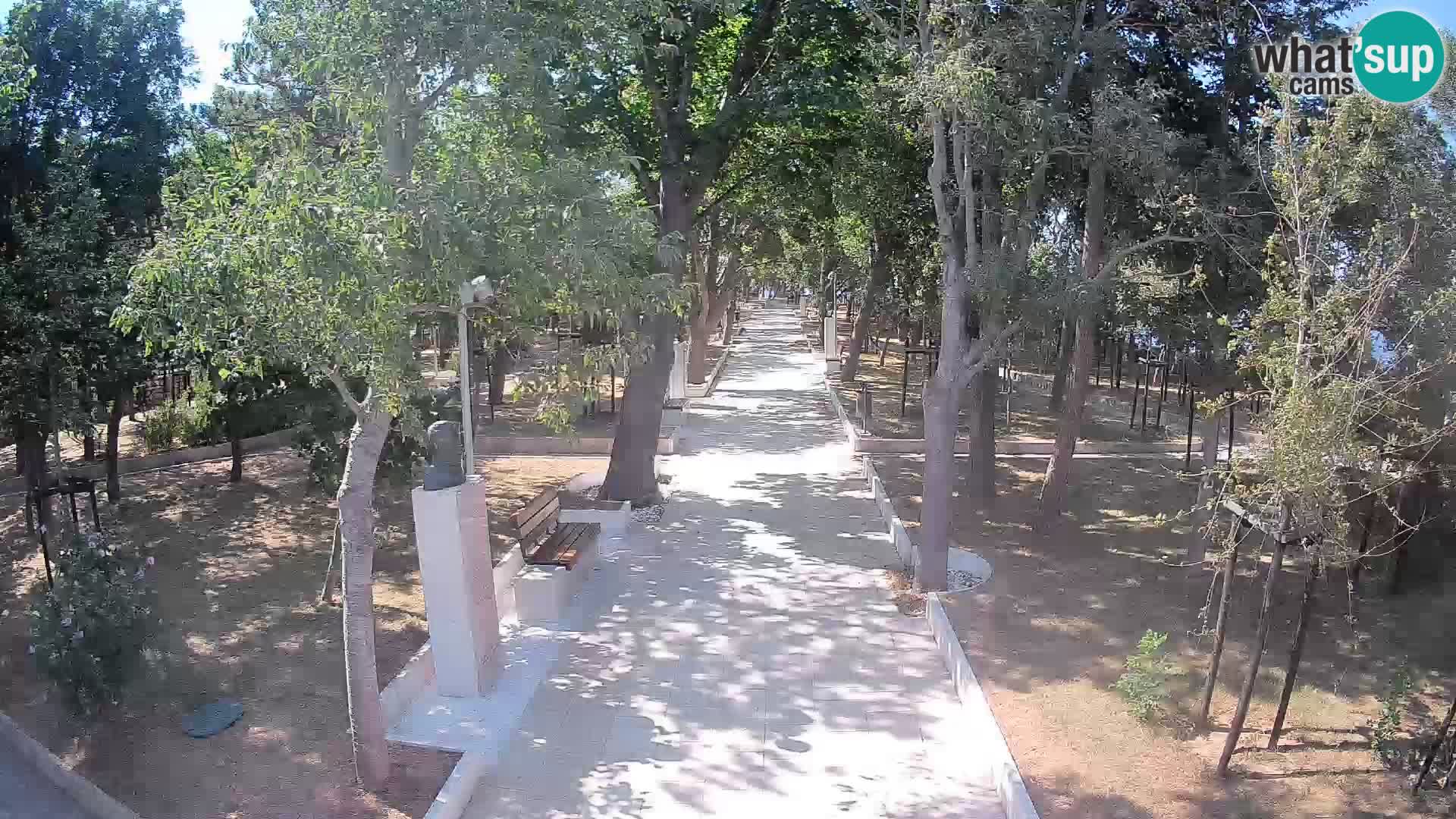 Writers’ Park Webcam Senj – Live by the Sea