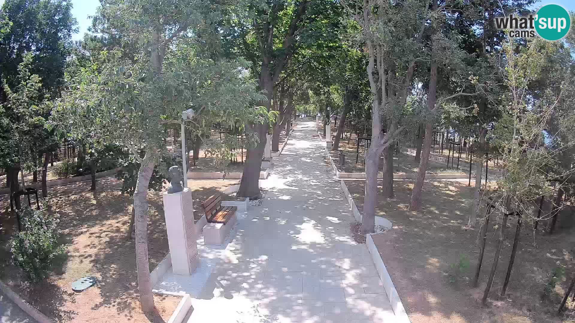 Writers’ Park Webcam Senj – Live by the Sea