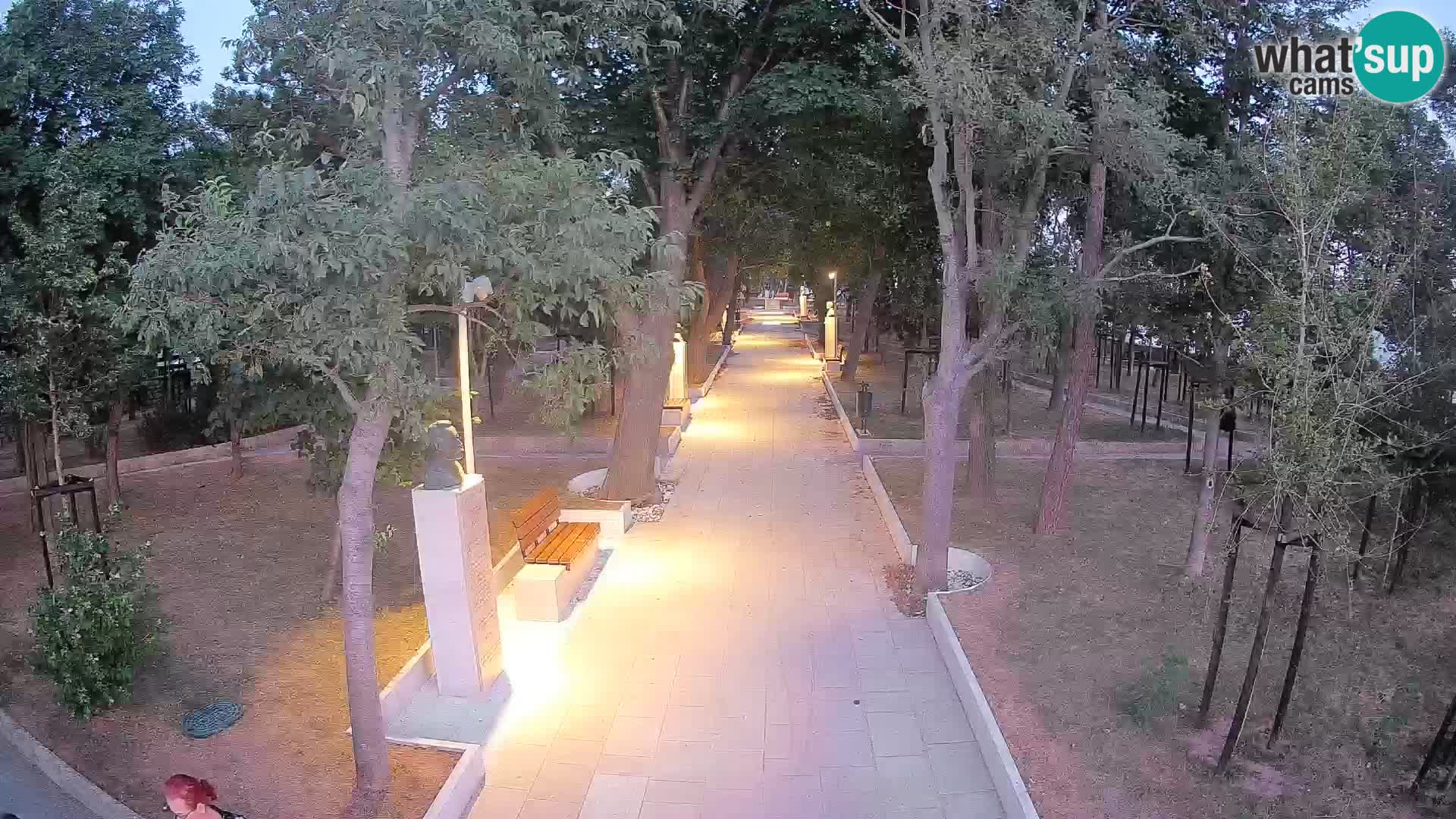 Writers’ Park Webcam Senj – Live by the Sea