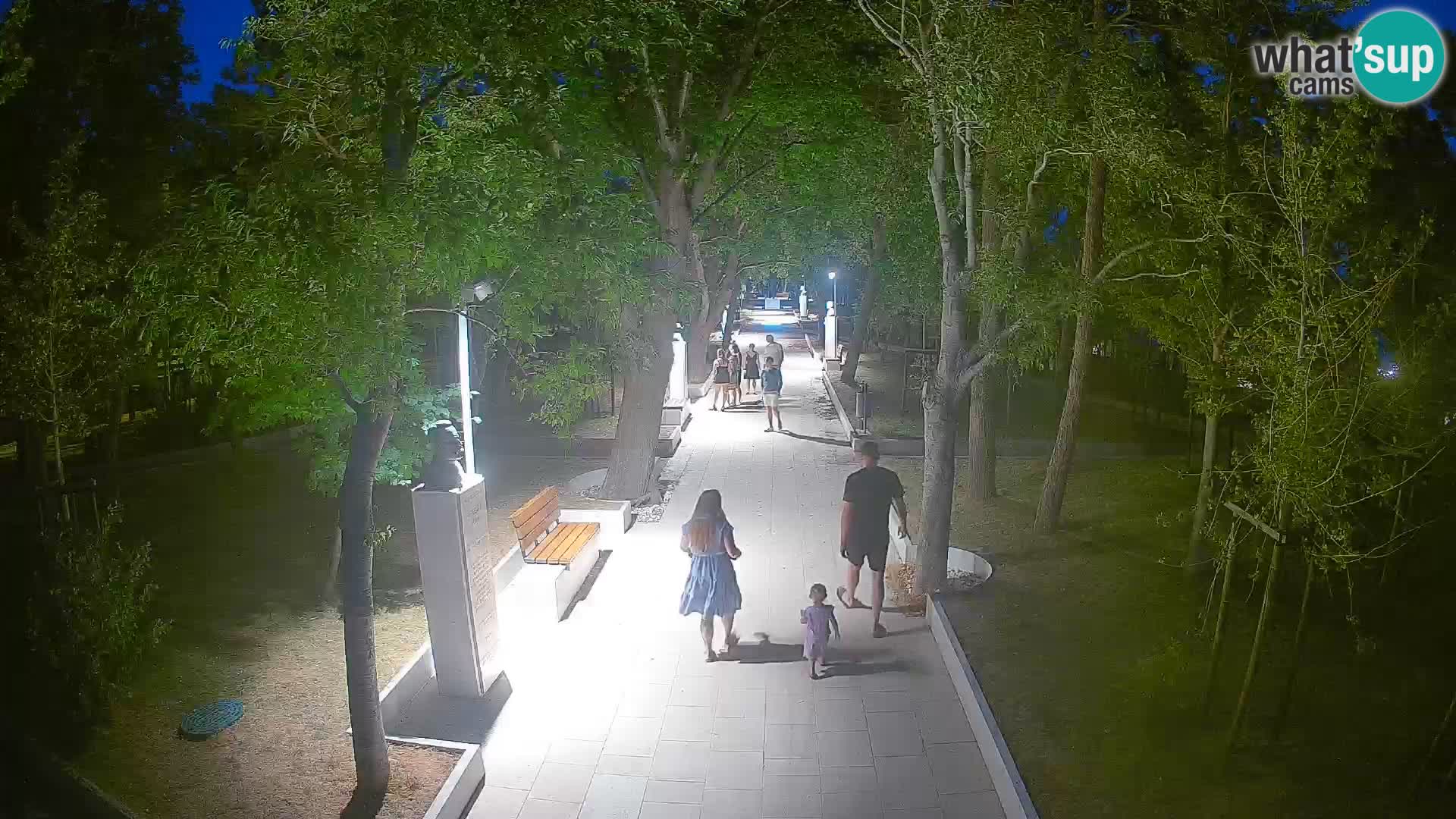 Writers’ Park Webcam Senj – Live by the Sea