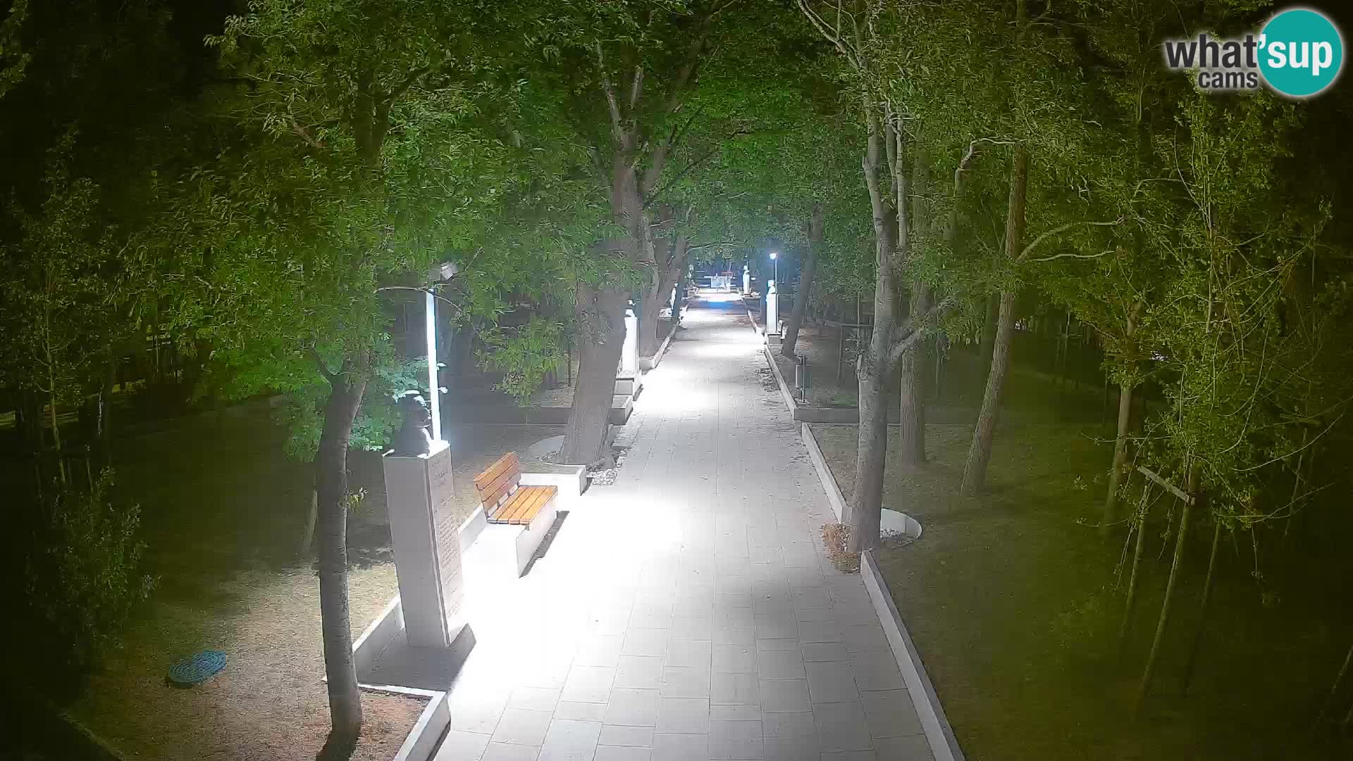 Webcam Schriftstellerpark Senj – Live am Meer