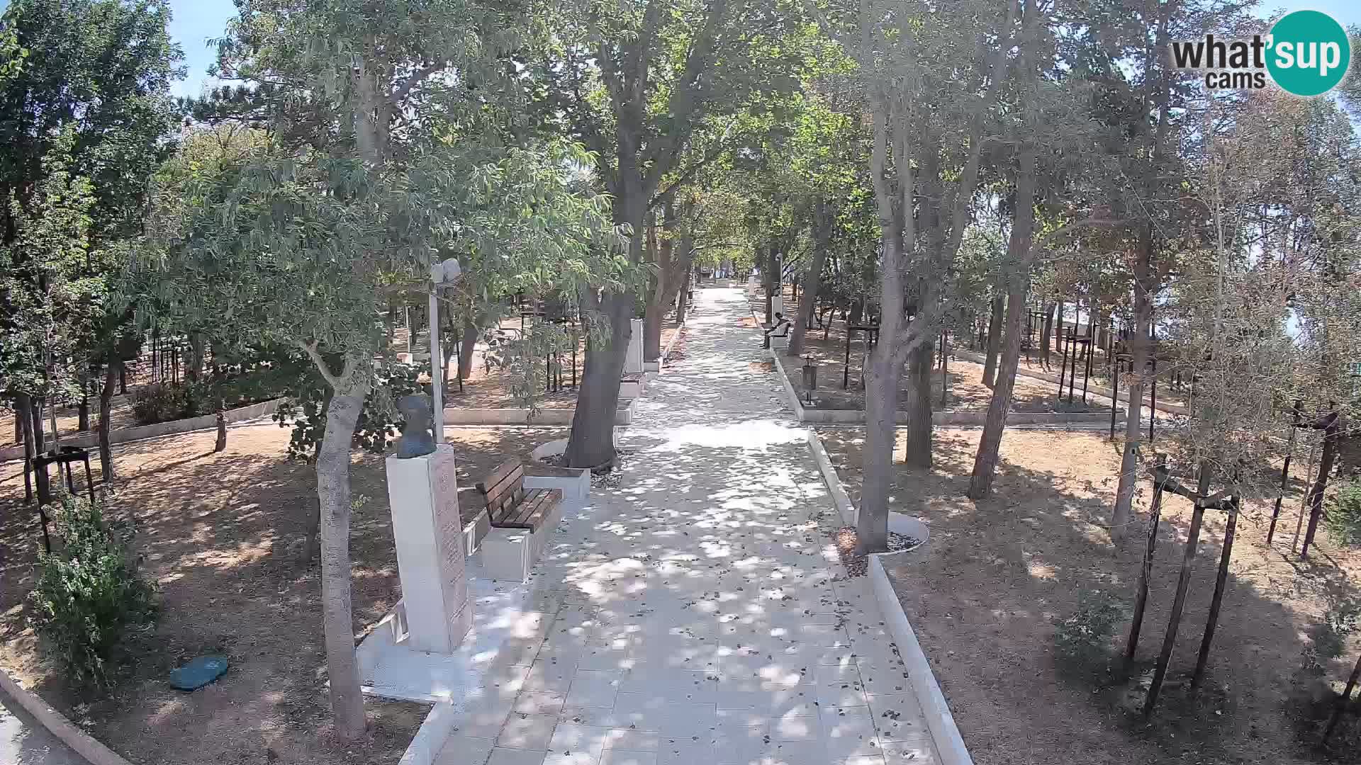 Writers’ Park Webcam Senj – Live by the Sea