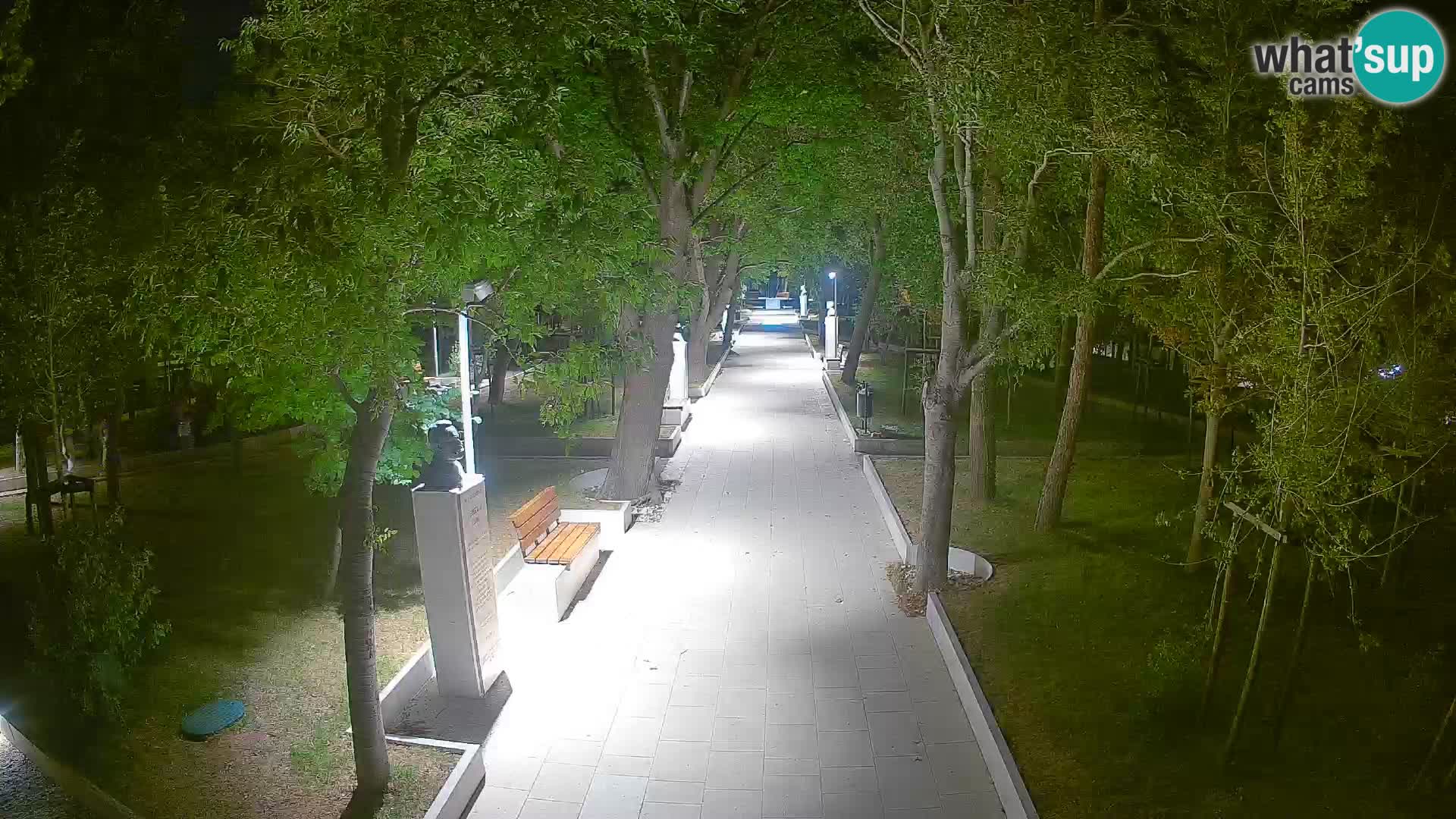Writers’ Park Webcam Senj – Live by the Sea